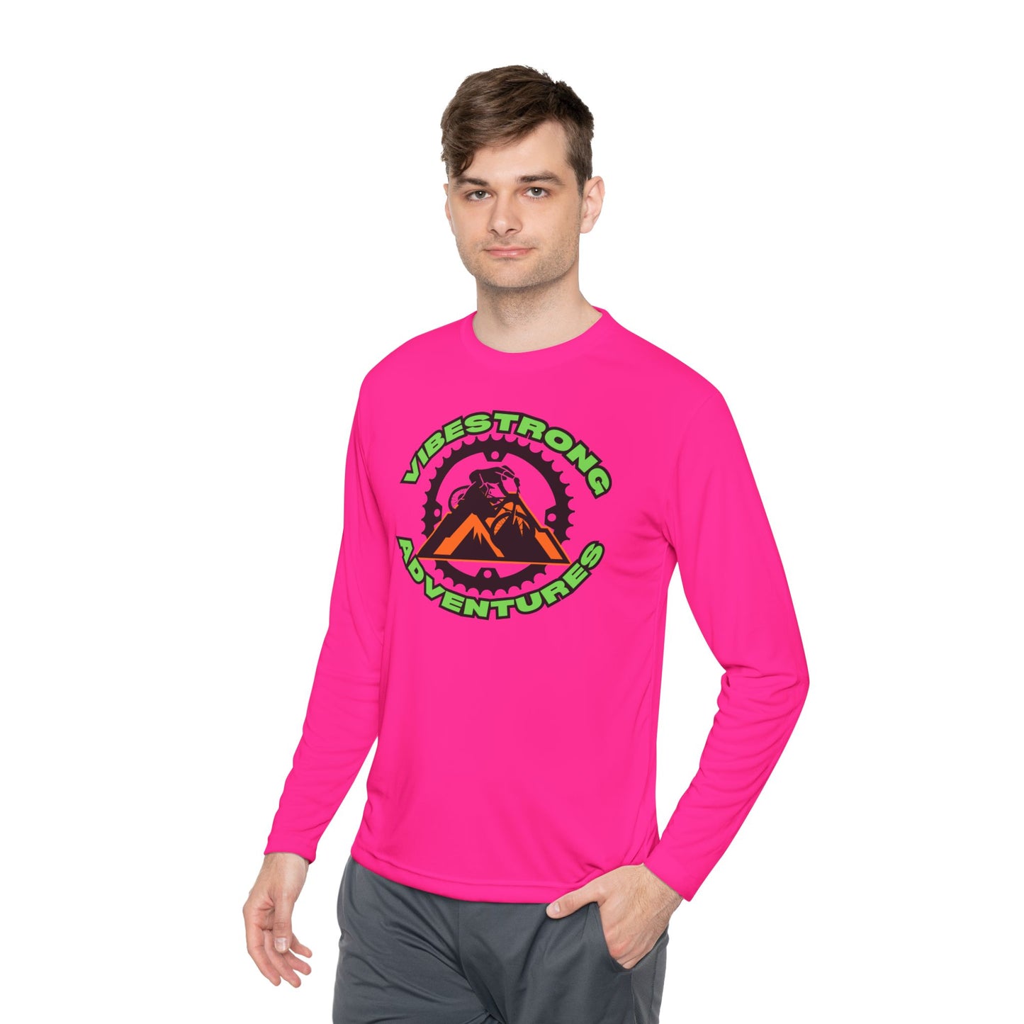 Vibes-Strong Adventure Tee | Unisex Long Sleeve Shirt, Outdoor Apparel, Travel Wear, Adventure Gift, Casual Style