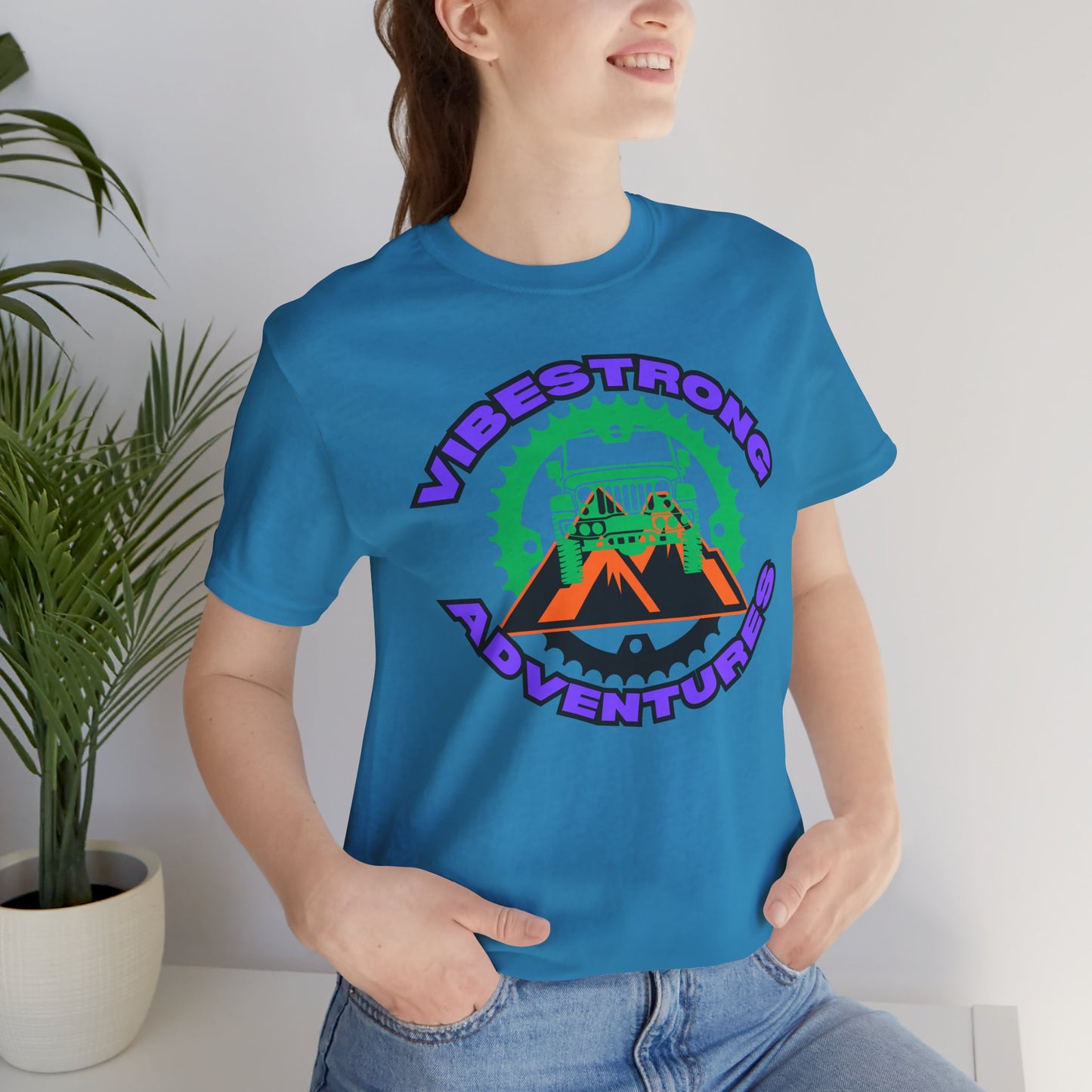 Vibrant Adventure Tee - Unisex Jersey Short Sleeve, Fun Outdoor Shirt, Travel Gift, Casual Wear, Summer Style, Adventure Lovers