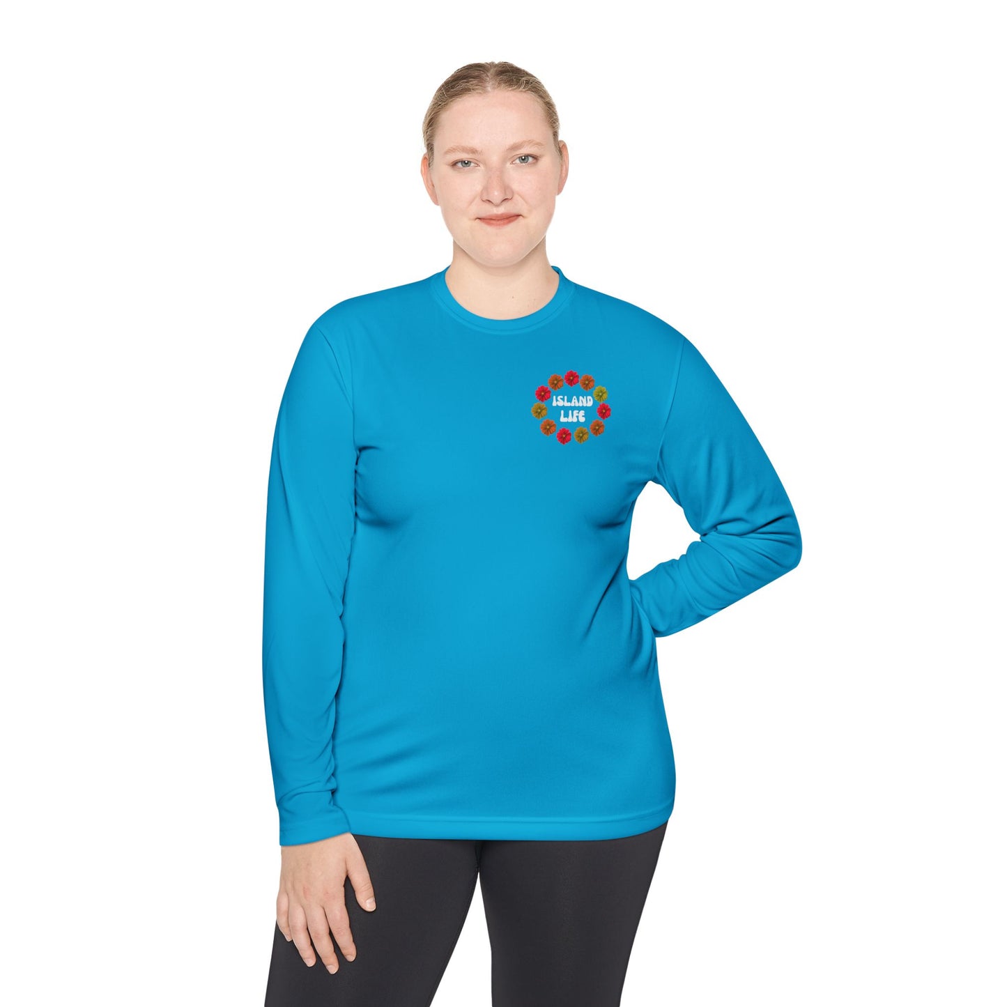 Island Life Long Sleeve Tee - Perfect for Tropical Vibes, Casual Wear, Vacation, Beach Parties, Summer Celebrations