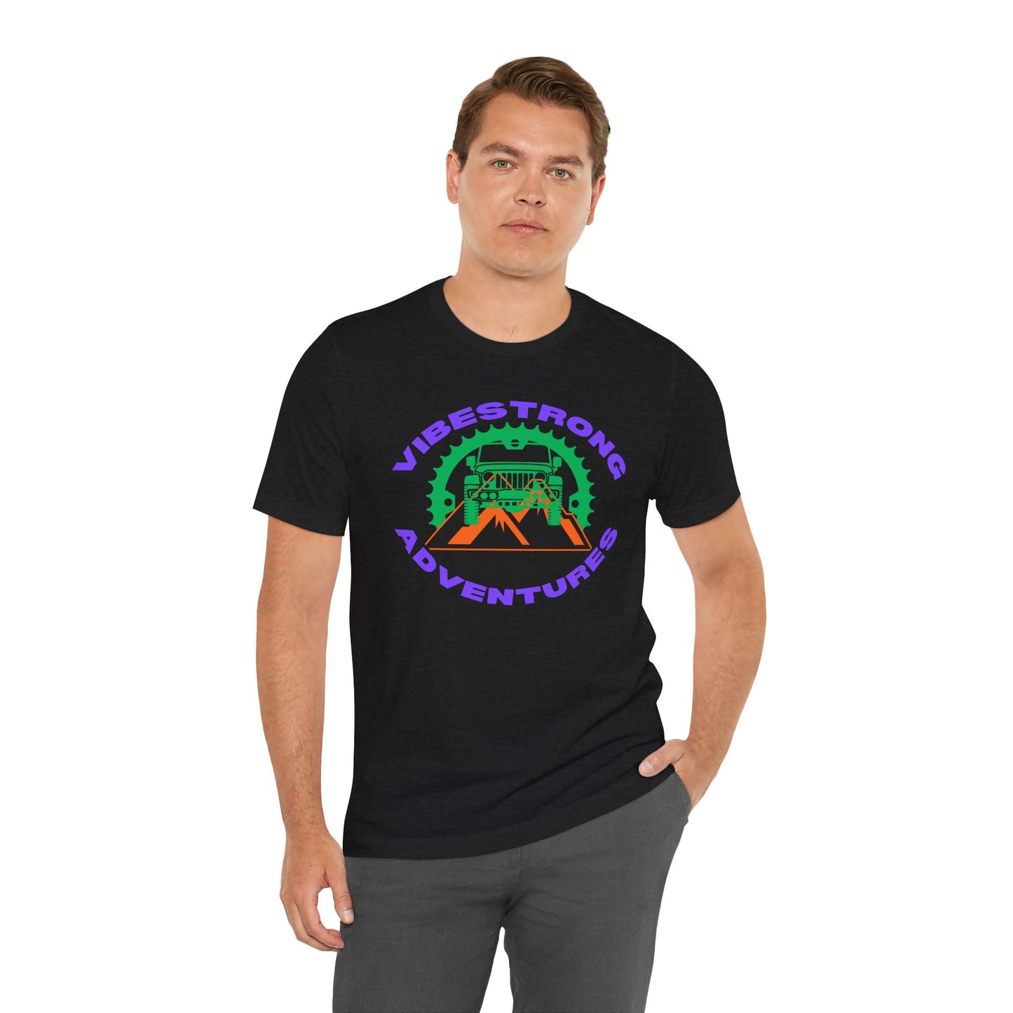 Vibrant Adventure Tee - Unisex Jersey Short Sleeve, Fun Outdoor Shirt, Travel Gift, Casual Wear, Summer Style, Adventure Lovers