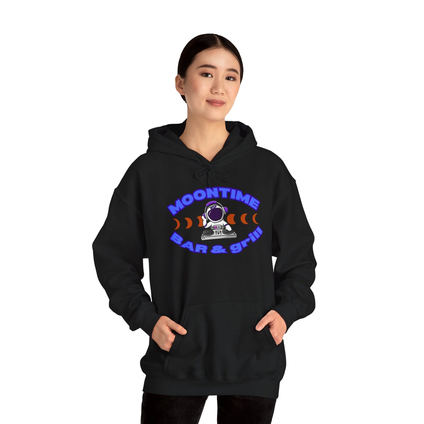 Astronaut Themed Unisex Hoodie - Moontime Bar & Grill