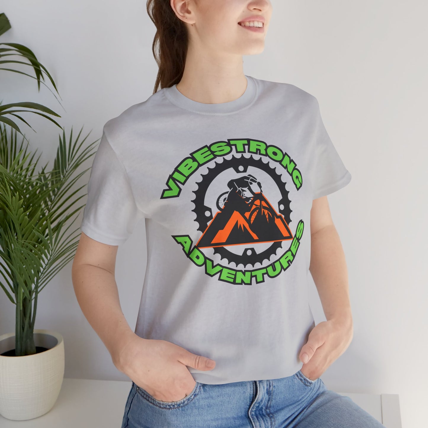 VibeStrong Adventures Tee - Unisex Outdoor Shirt, Gift for Adventurers, Travel Apparel, Nature Lover Clothing, Casual Wear