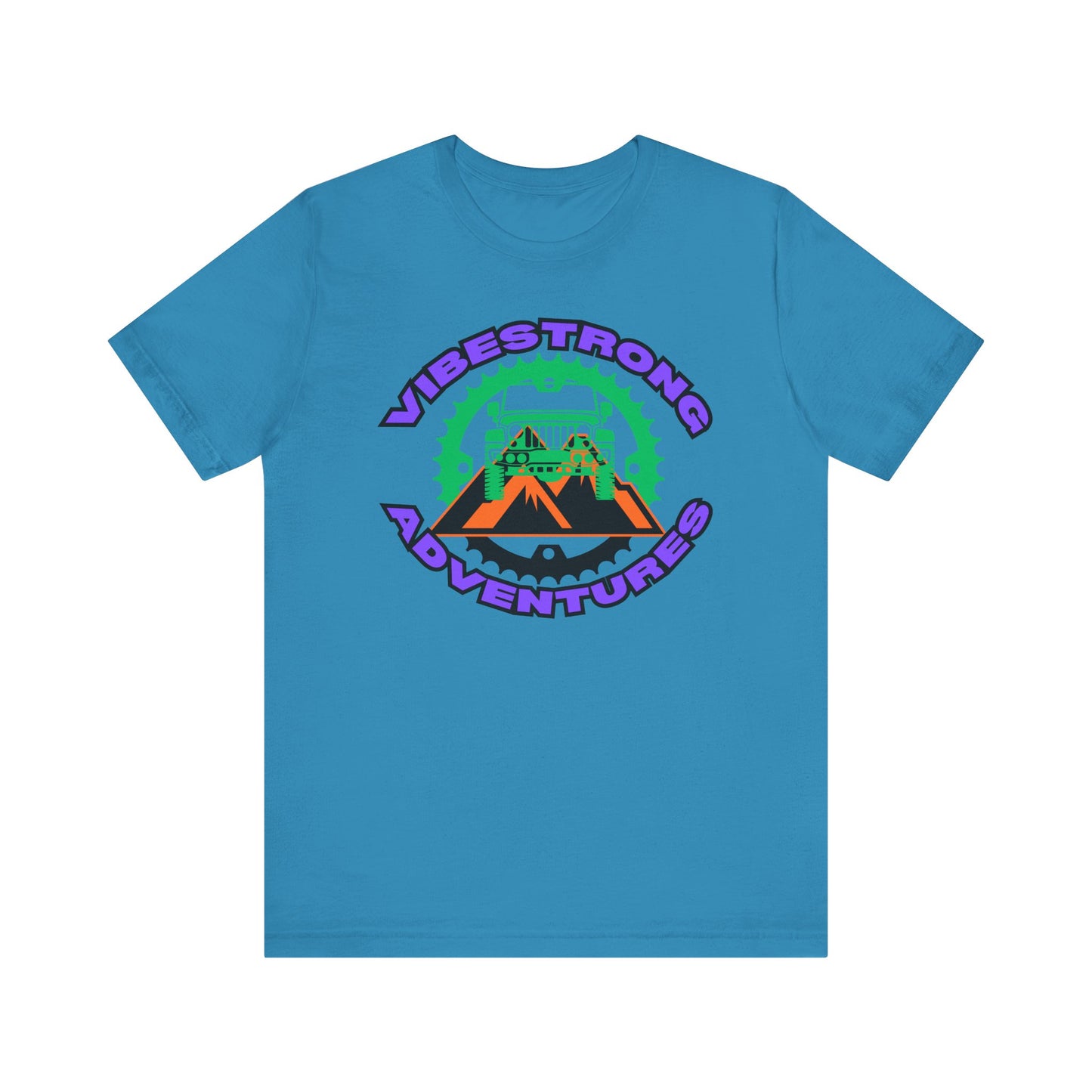 Vibrant Adventure Tee - Unisex Jersey Short Sleeve, Fun Outdoor Shirt, Travel Gift, Casual Wear, Summer Style, Adventure Lovers