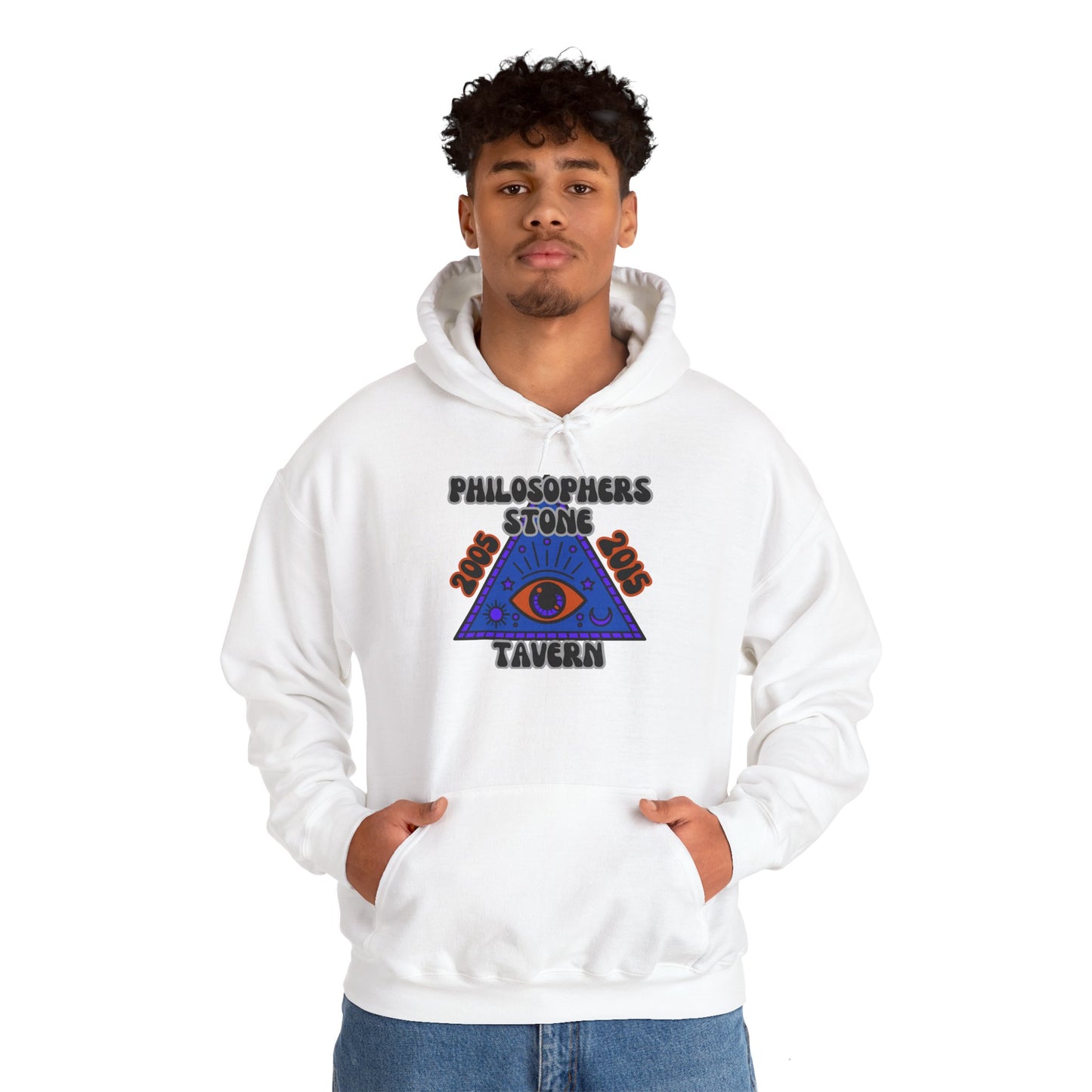 Philosopher's Stone Tavern Hoodie - Unisex Heavy Blend™ Sweatshirt with Eye Design