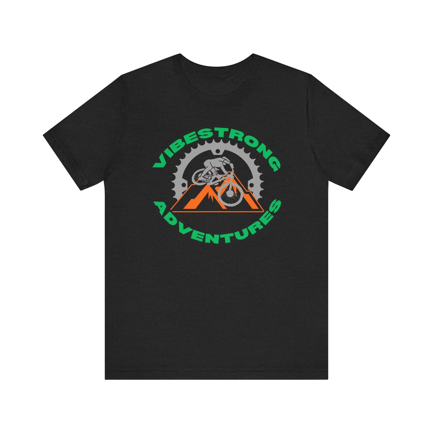 Outdoor Adventure Tee, Vibestrong Shirt, Gift for Adventurers, Biking Tee, Casual Wear, Summer Shirt