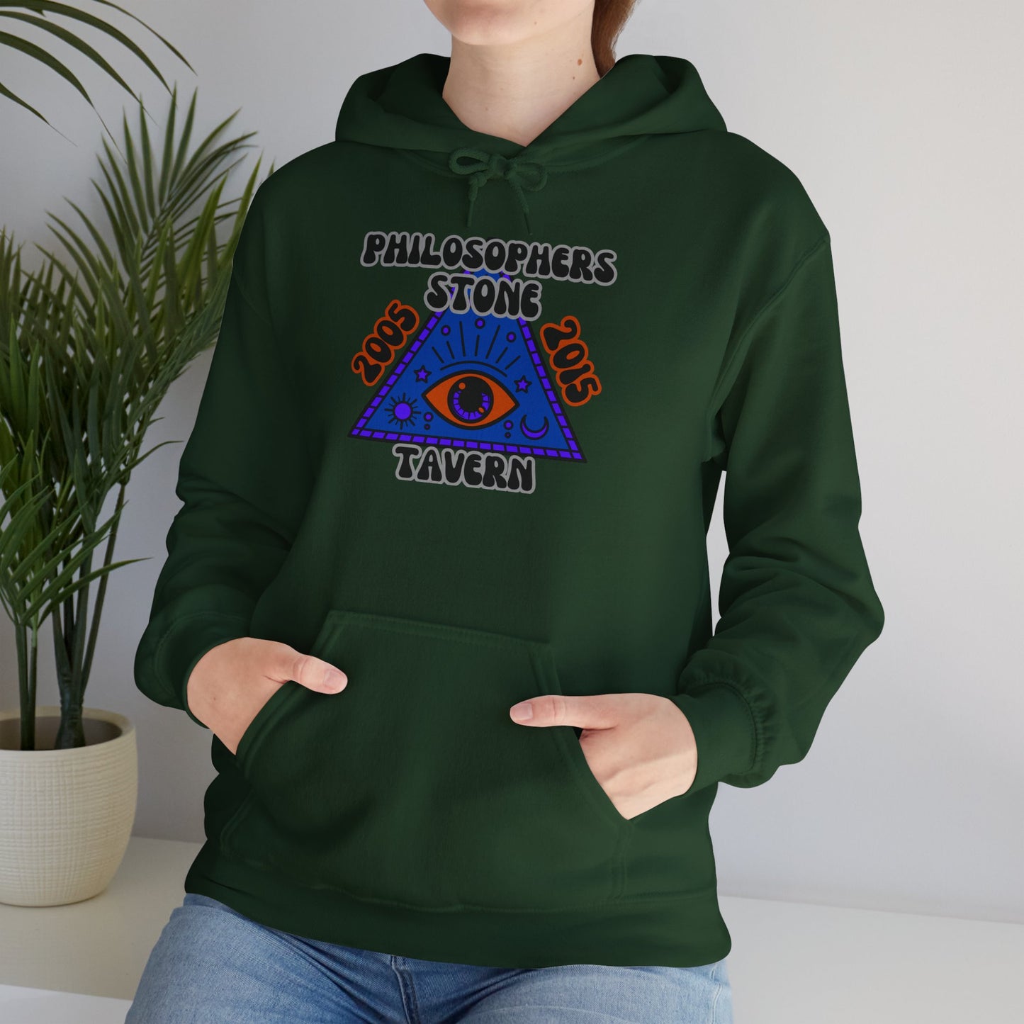 Philosopher's Stone Tavern Hoodie - Unisex Heavy Blend™ Sweatshirt with Eye Design