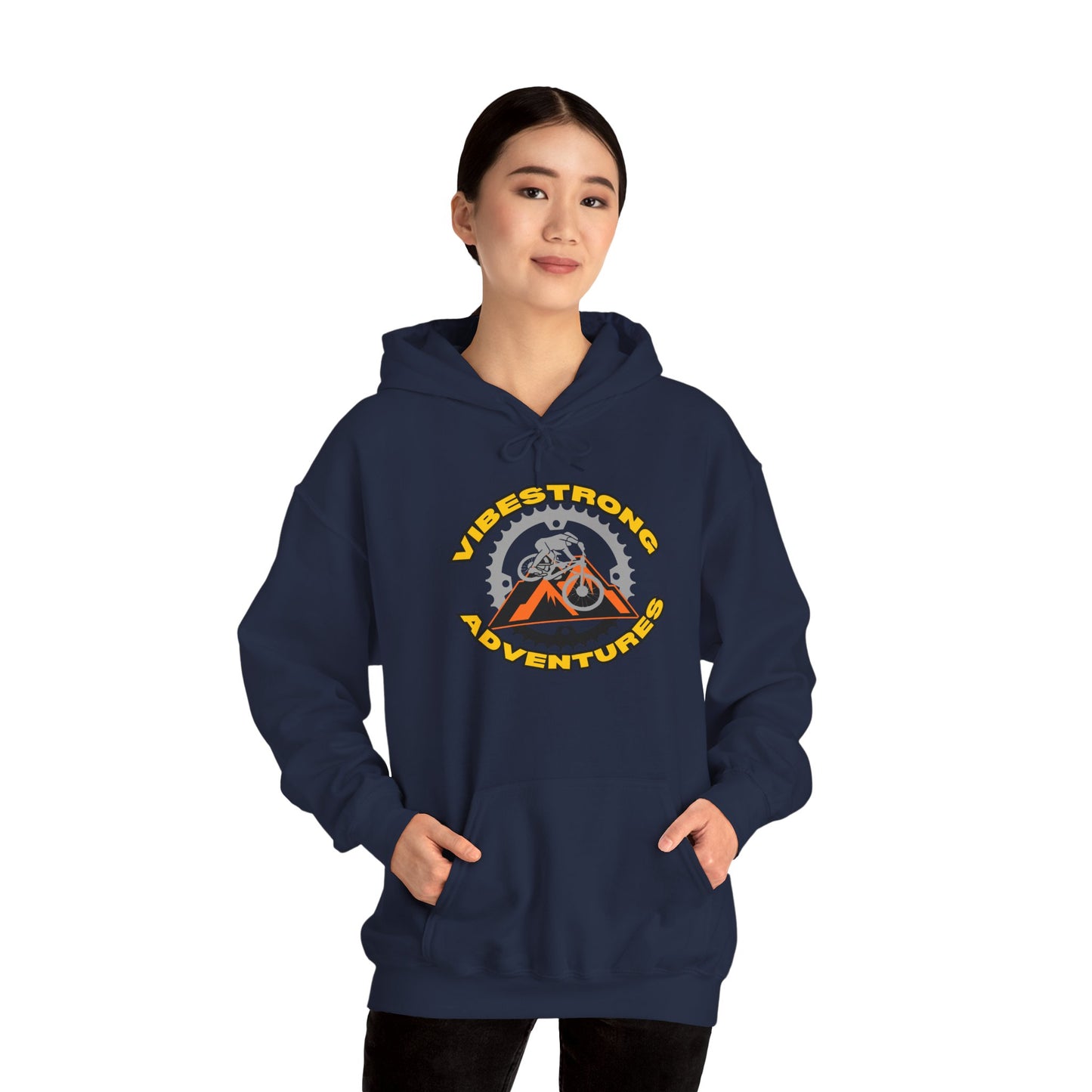 Adventure Vibes Hoodie | Unisex Heavy Blend Hooded Sweatshirt | Outdoor, Camping, Travel Apparel, Cool Gift for Explorers