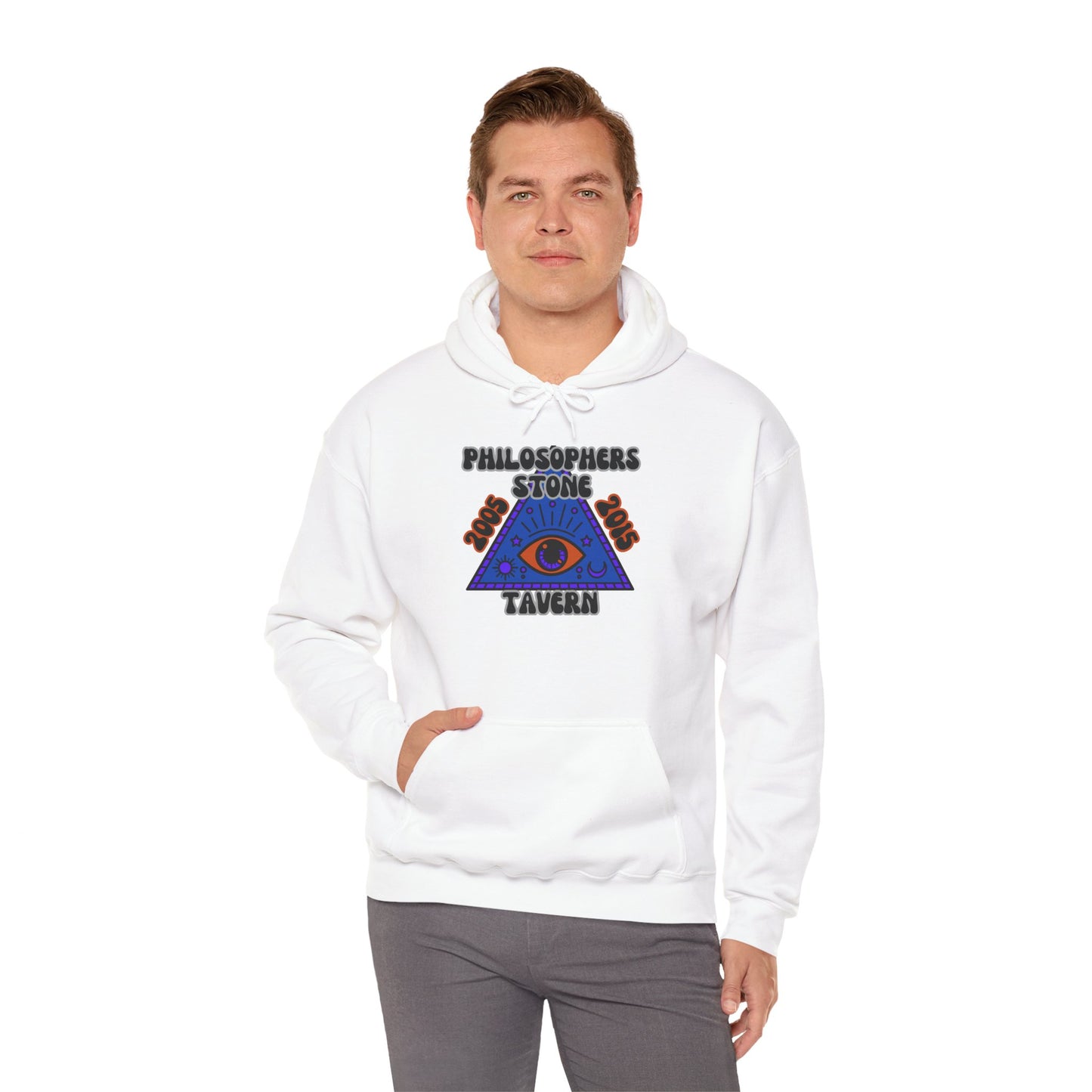 Philosopher's Stone Tavern Hoodie - Unisex Heavy Blend™ Sweatshirt with Eye Design