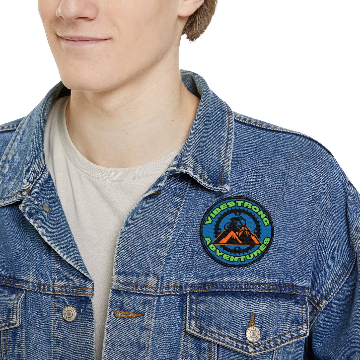 Vibesstrong Adventure Iron-On Patches for Jackets, Bags, Personalize Your Style, Outdoor Enthusiasts, DIY Fashion, Camp Gear