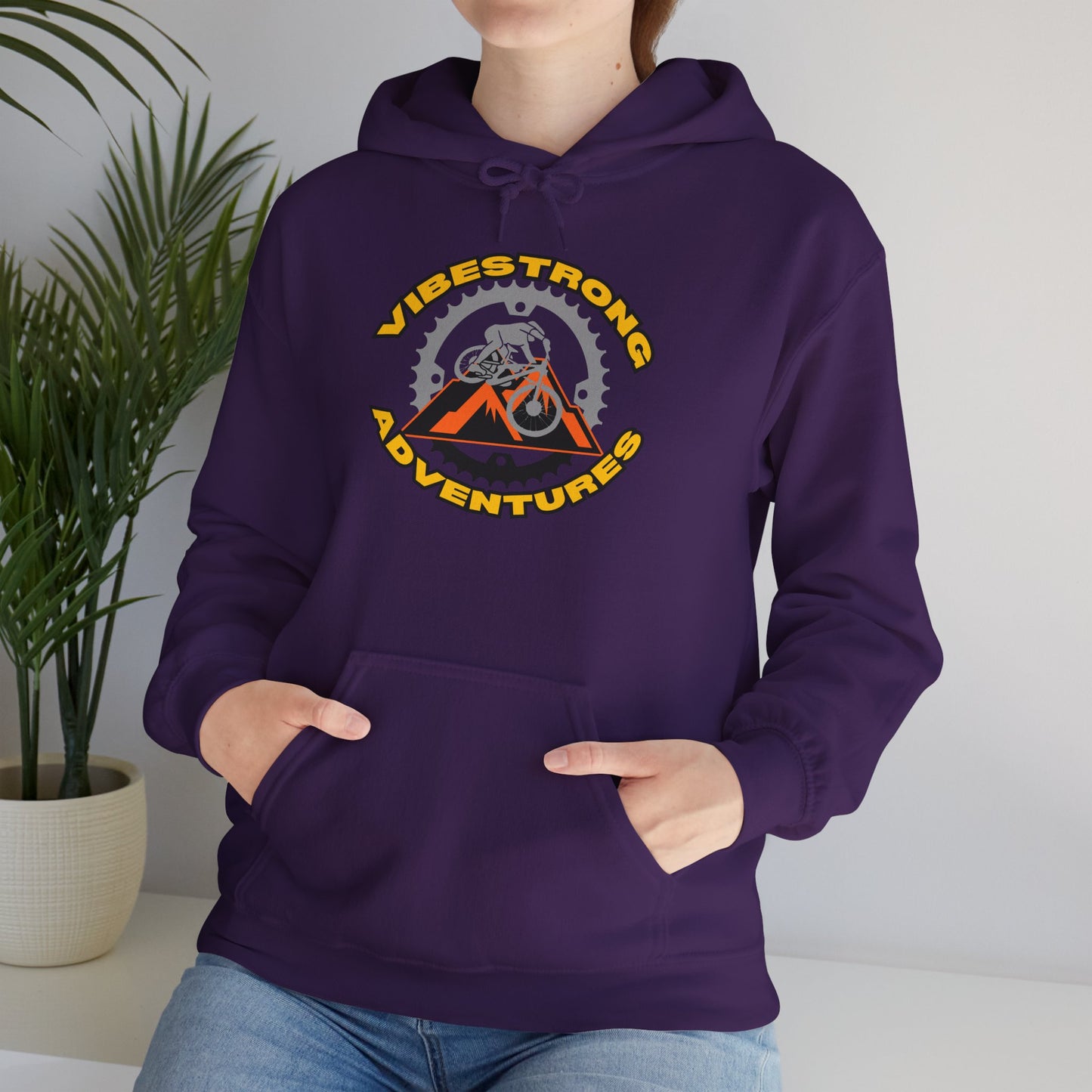 Adventure Vibes Hoodie | Unisex Heavy Blend Hooded Sweatshirt | Outdoor, Camping, Travel Apparel, Cool Gift for Explorers