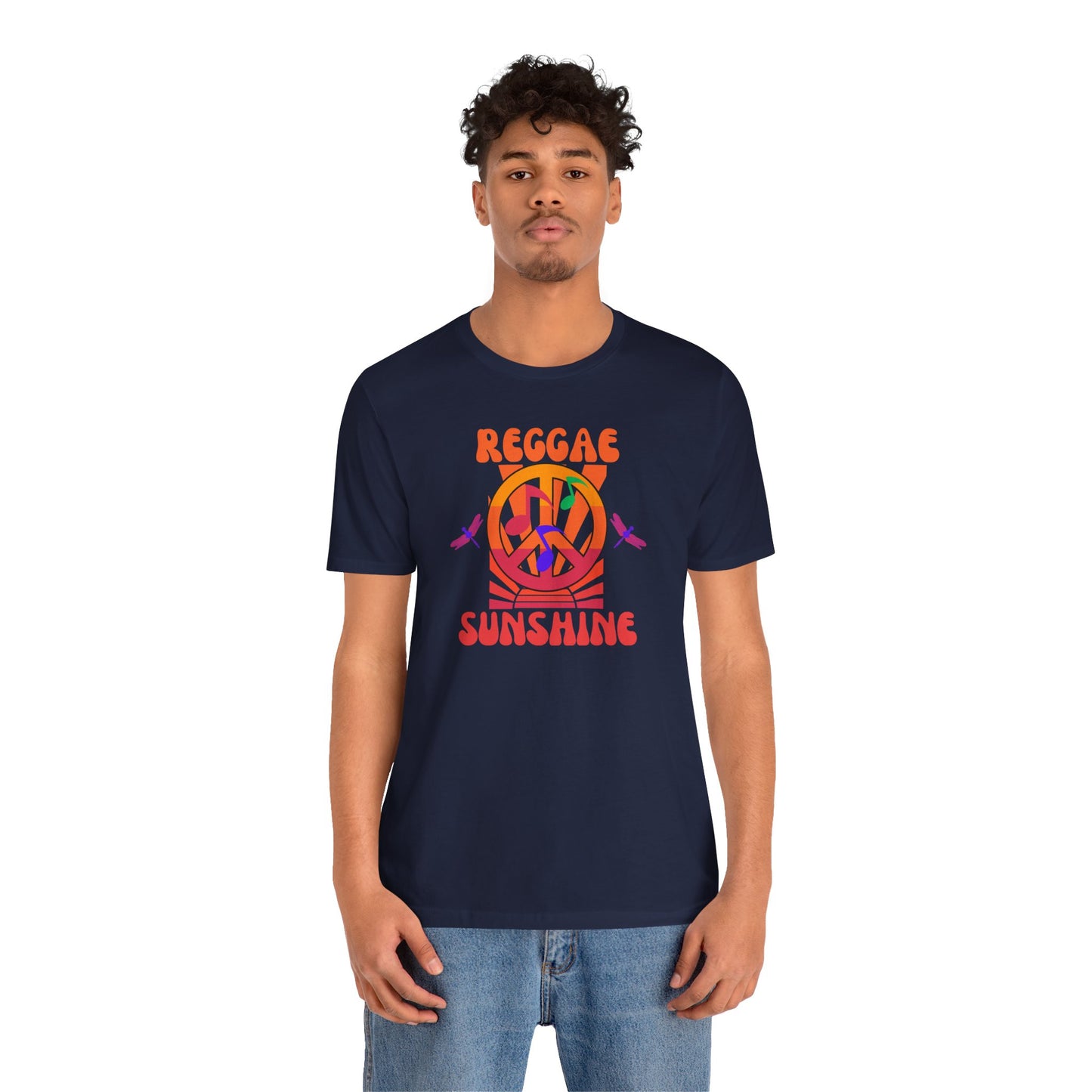 Retro Reggae Peace Vibes Tee