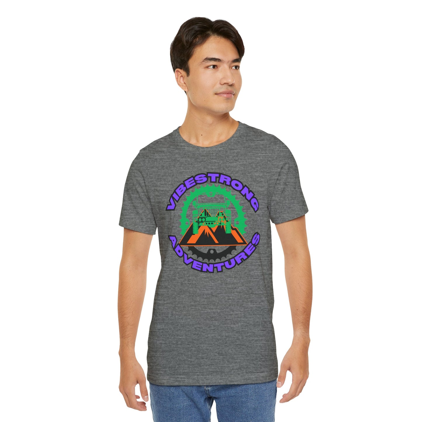 Vibrant Adventure Tee - Unisex Jersey Short Sleeve, Fun Outdoor Shirt, Travel Gift, Casual Wear, Summer Style, Adventure Lovers