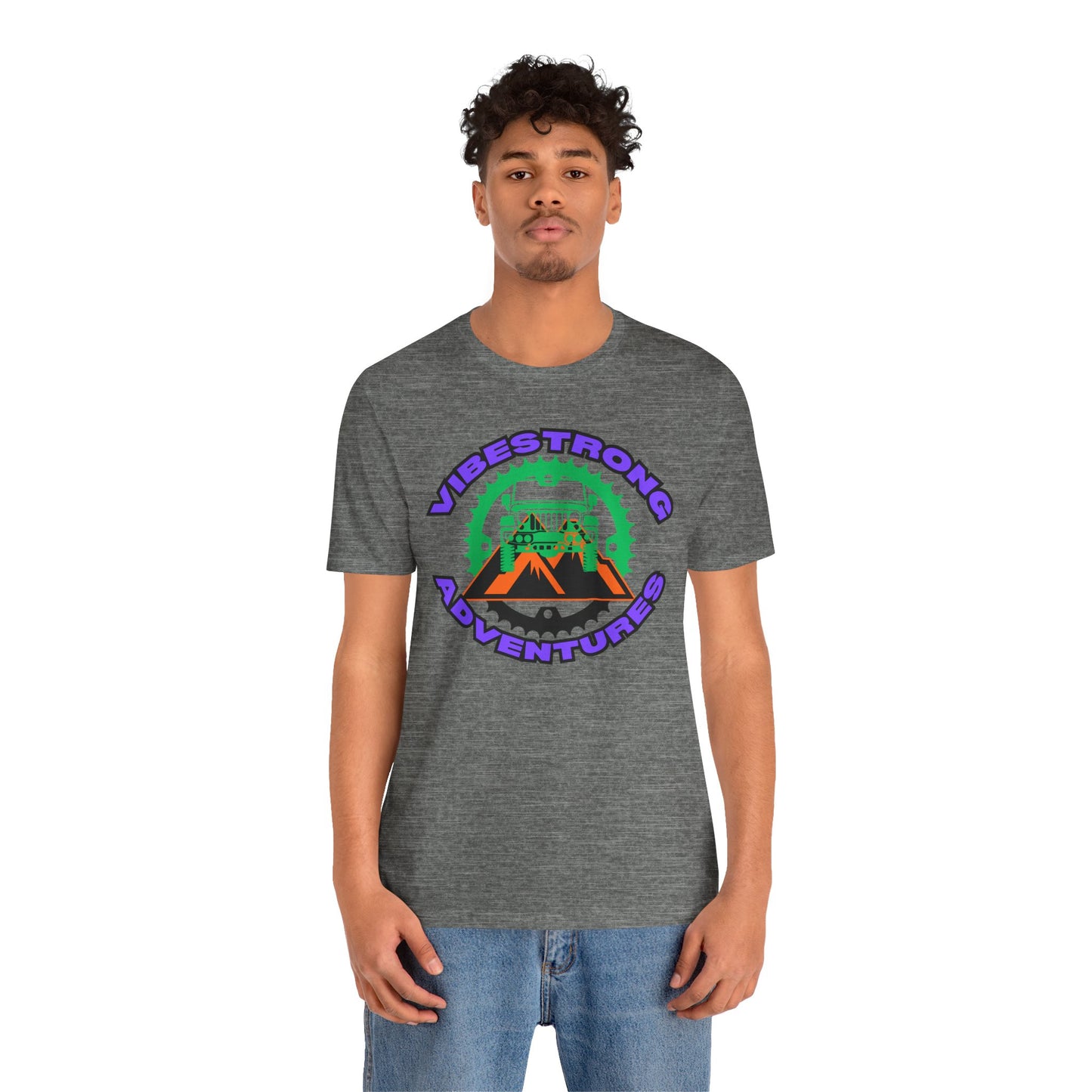 Vibrant Adventure Tee - Unisex Jersey Short Sleeve, Fun Outdoor Shirt, Travel Gift, Casual Wear, Summer Style, Adventure Lovers