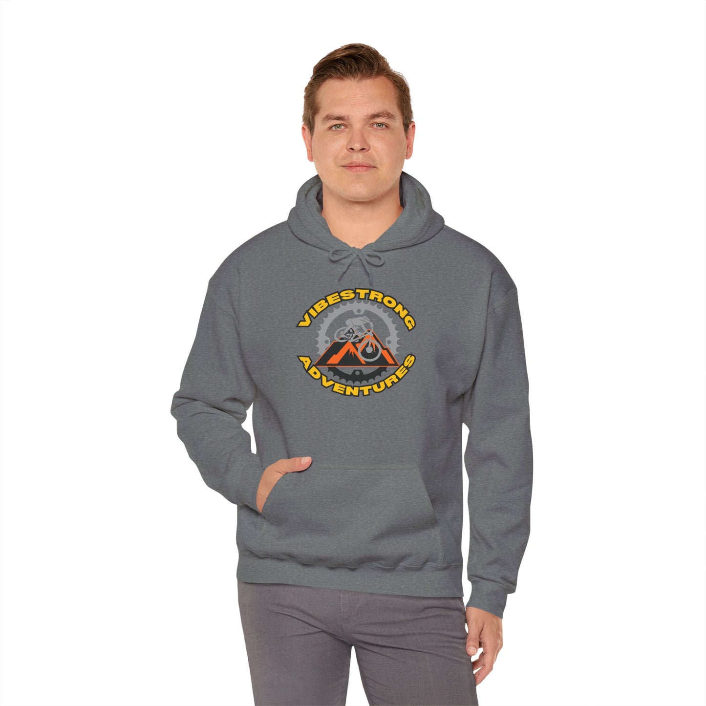 Adventure Vibes Hoodie | Unisex Heavy Blend Hooded Sweatshirt | Outdoor, Camping, Travel Apparel, Cool Gift for Explorers