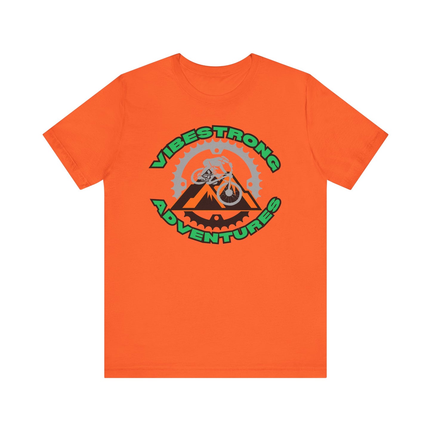Outdoor Adventure Tee, Vibestrong Shirt, Gift for Adventurers, Biking Tee, Casual Wear, Summer Shirt