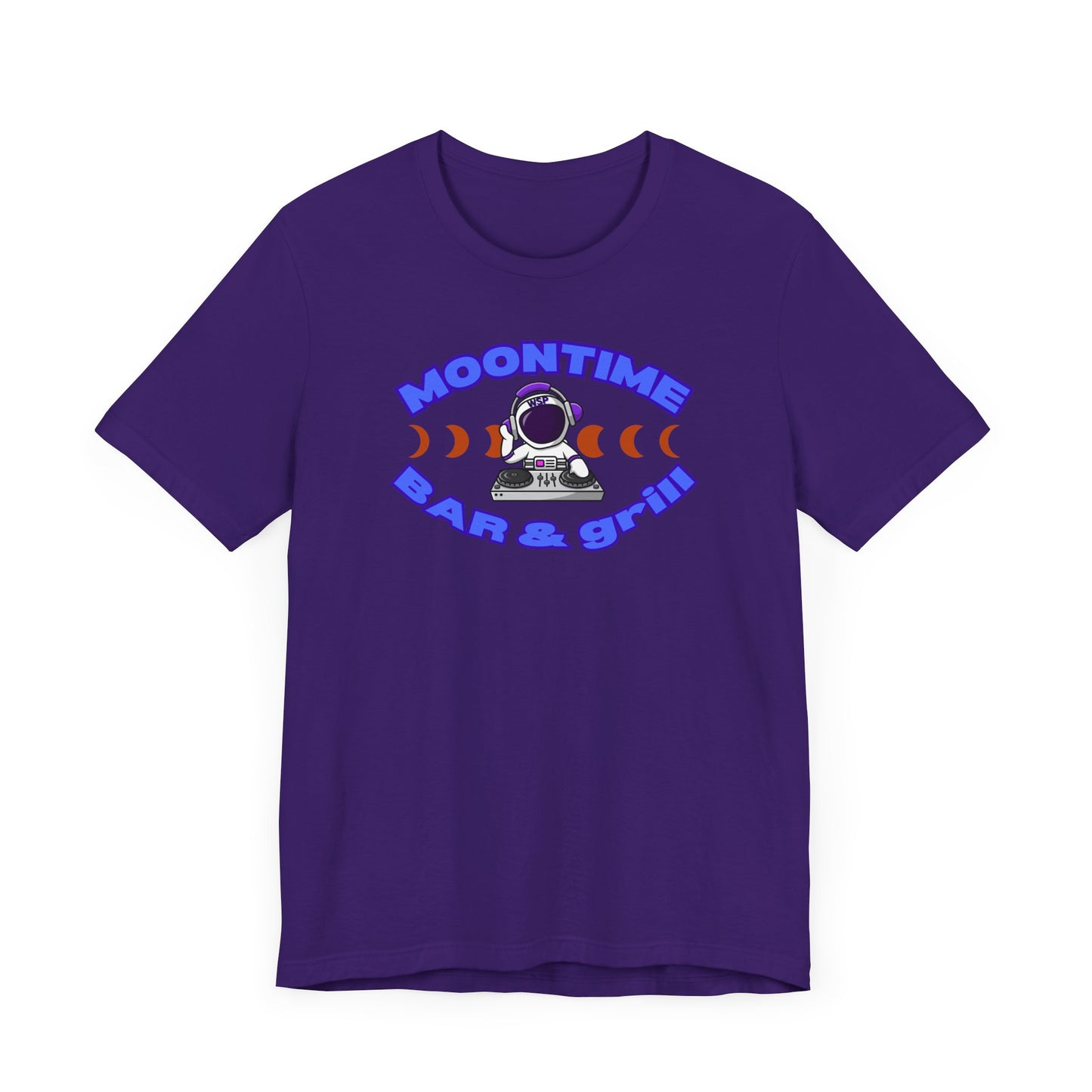 Moontime Bar & Grill Astronaut Tee - Unisex Jersey Short Sleeve T-Shirt