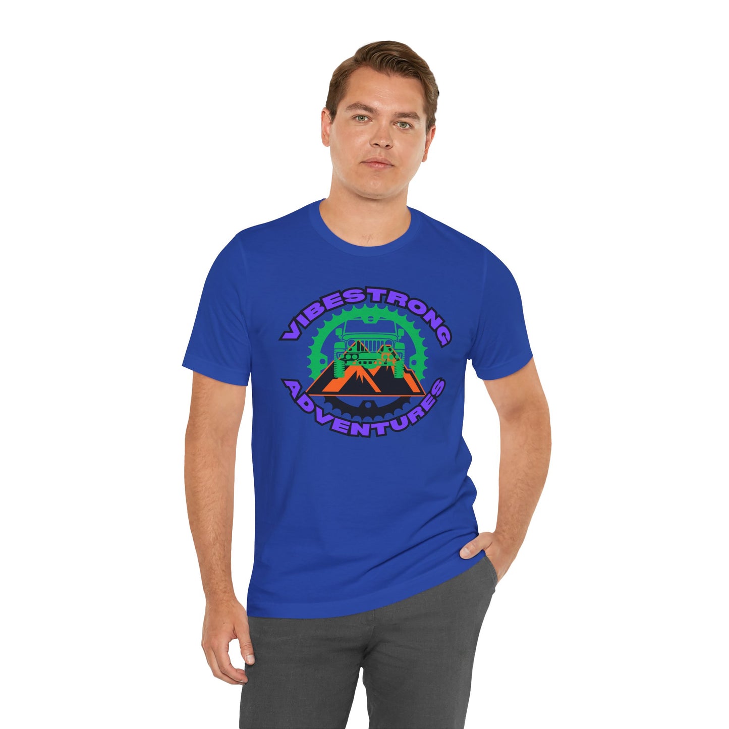 Vibrant Adventure Tee - Unisex Jersey Short Sleeve, Fun Outdoor Shirt, Travel Gift, Casual Wear, Summer Style, Adventure Lovers