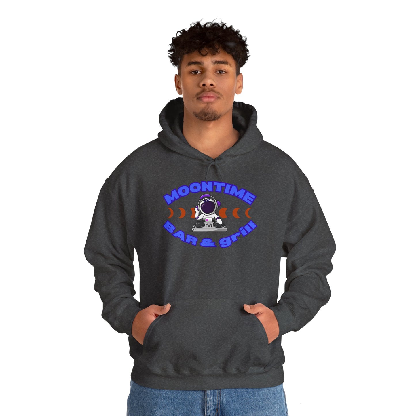 Astronaut Themed Unisex Hoodie - Moontime Bar & Grill