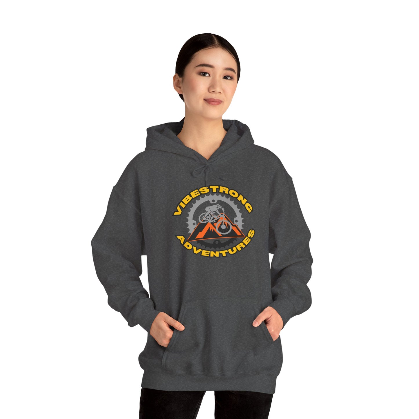 Adventure Vibes Hoodie | Unisex Heavy Blend Hooded Sweatshirt | Outdoor, Camping, Travel Apparel, Cool Gift for Explorers