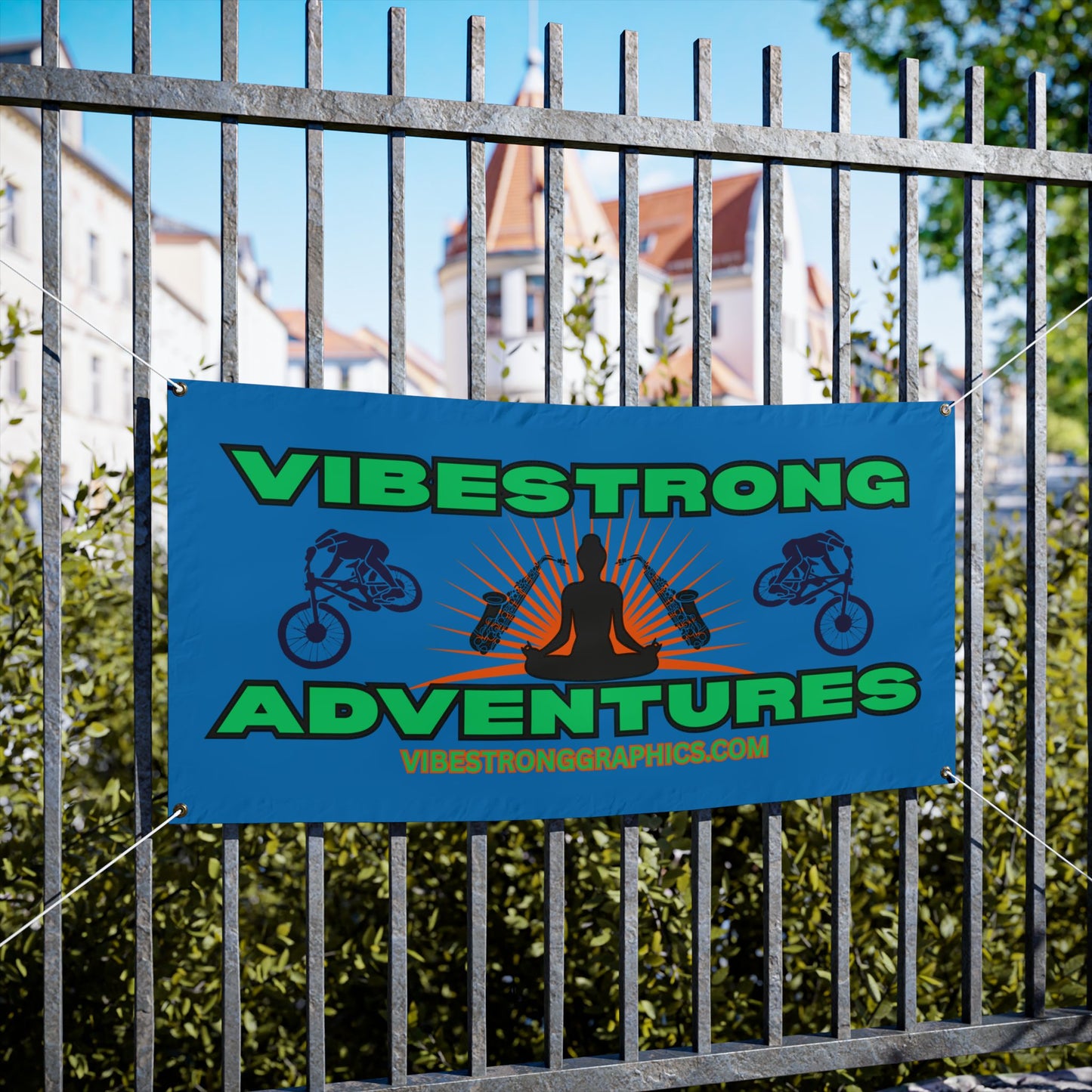 Outdoor Banner, Vibrant Vinyl Banner for Events, Sports, Parties, Advertising, Home Decor, Customizable Design