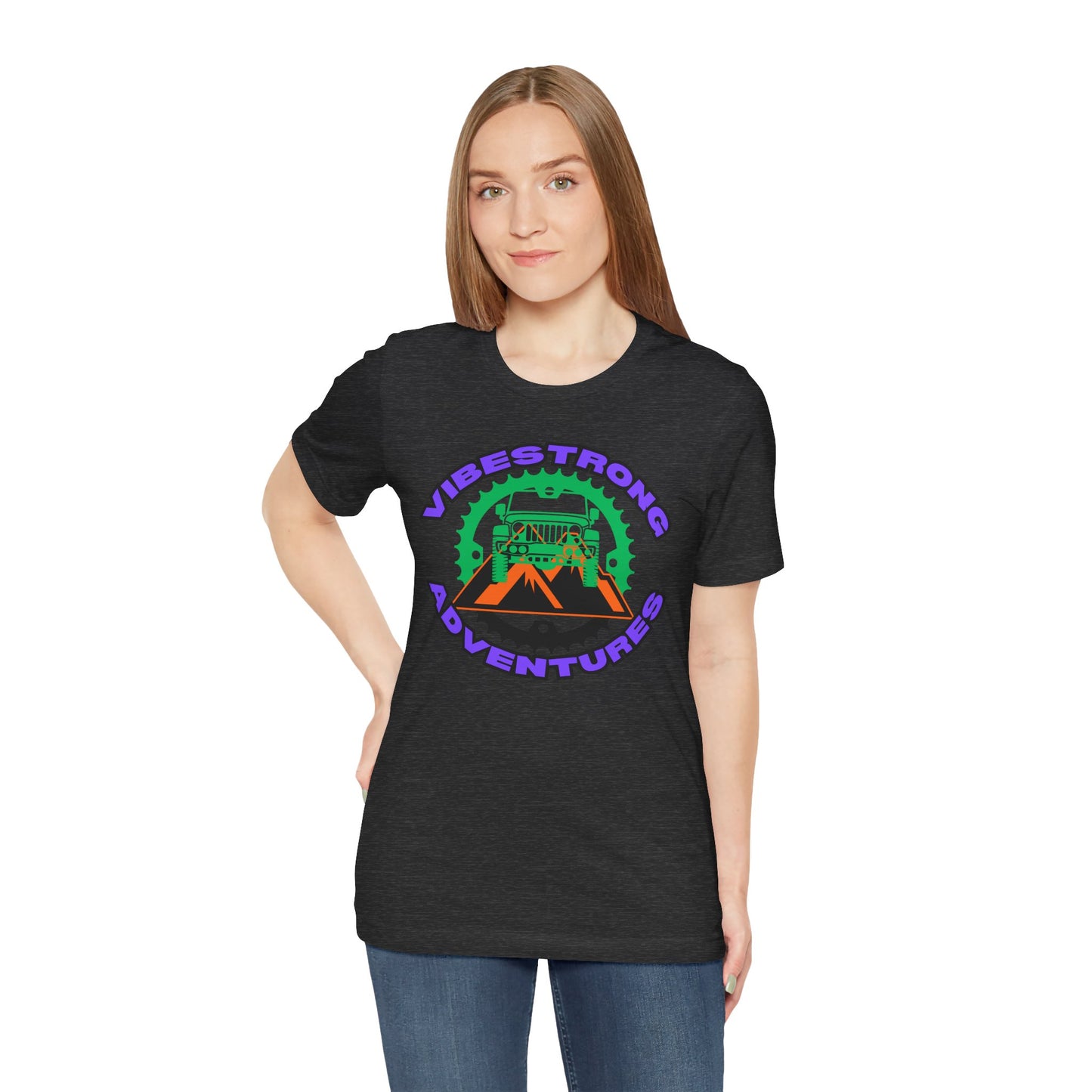 Vibrant Adventure Tee - Unisex Jersey Short Sleeve, Fun Outdoor Shirt, Travel Gift, Casual Wear, Summer Style, Adventure Lovers