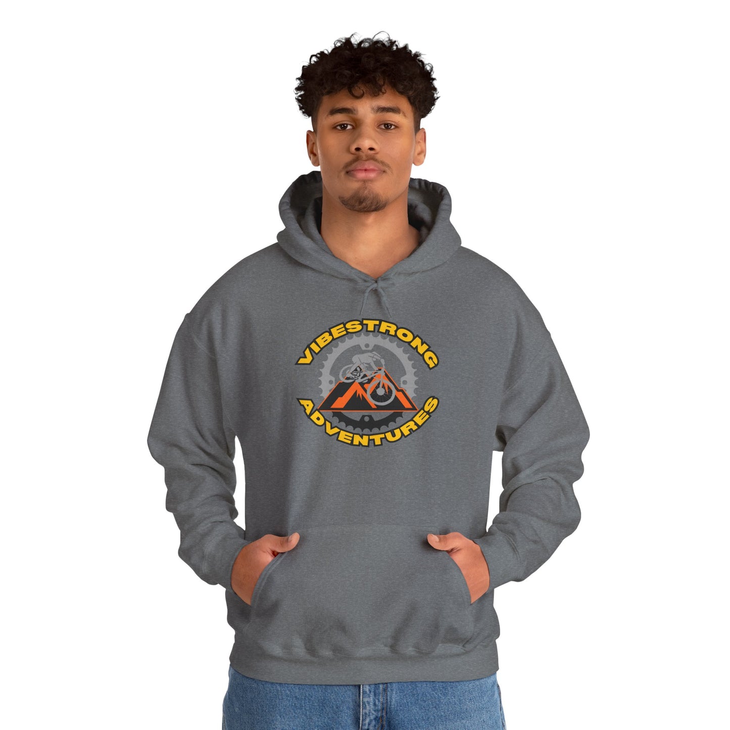 Adventure Vibes Hoodie | Unisex Heavy Blend Hooded Sweatshirt | Outdoor, Camping, Travel Apparel, Cool Gift for Explorers
