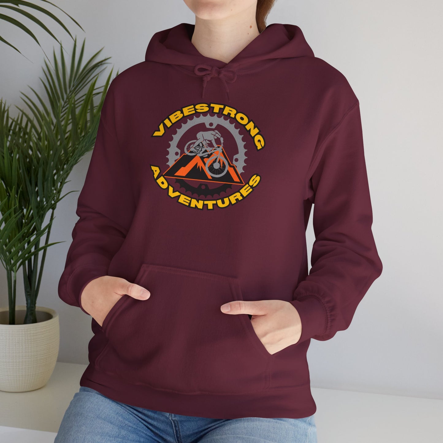 Adventure Vibes Hoodie | Unisex Heavy Blend Hooded Sweatshirt | Outdoor, Camping, Travel Apparel, Cool Gift for Explorers