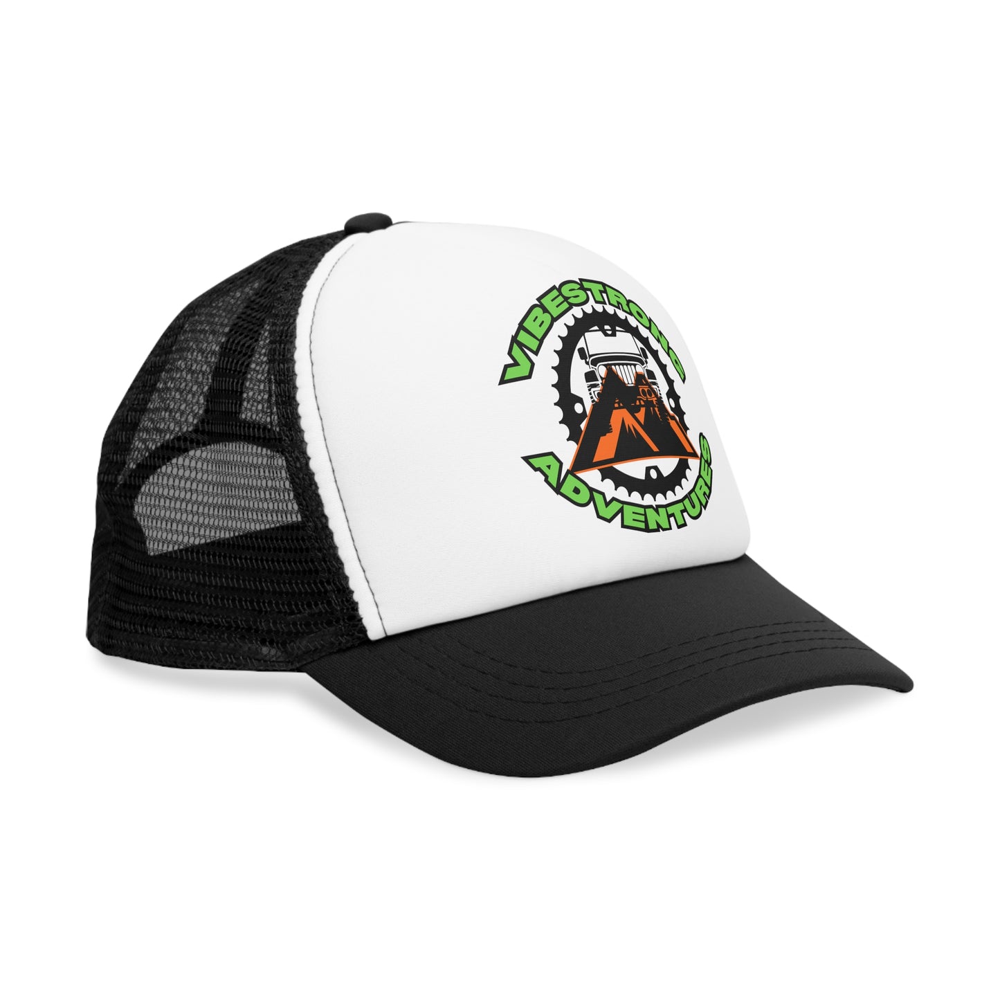 Adventure Vibes Mesh Cap – Outdoor Gear, Trucker Hat, Gift for Travelers, Camping Accessory, Summer Hat