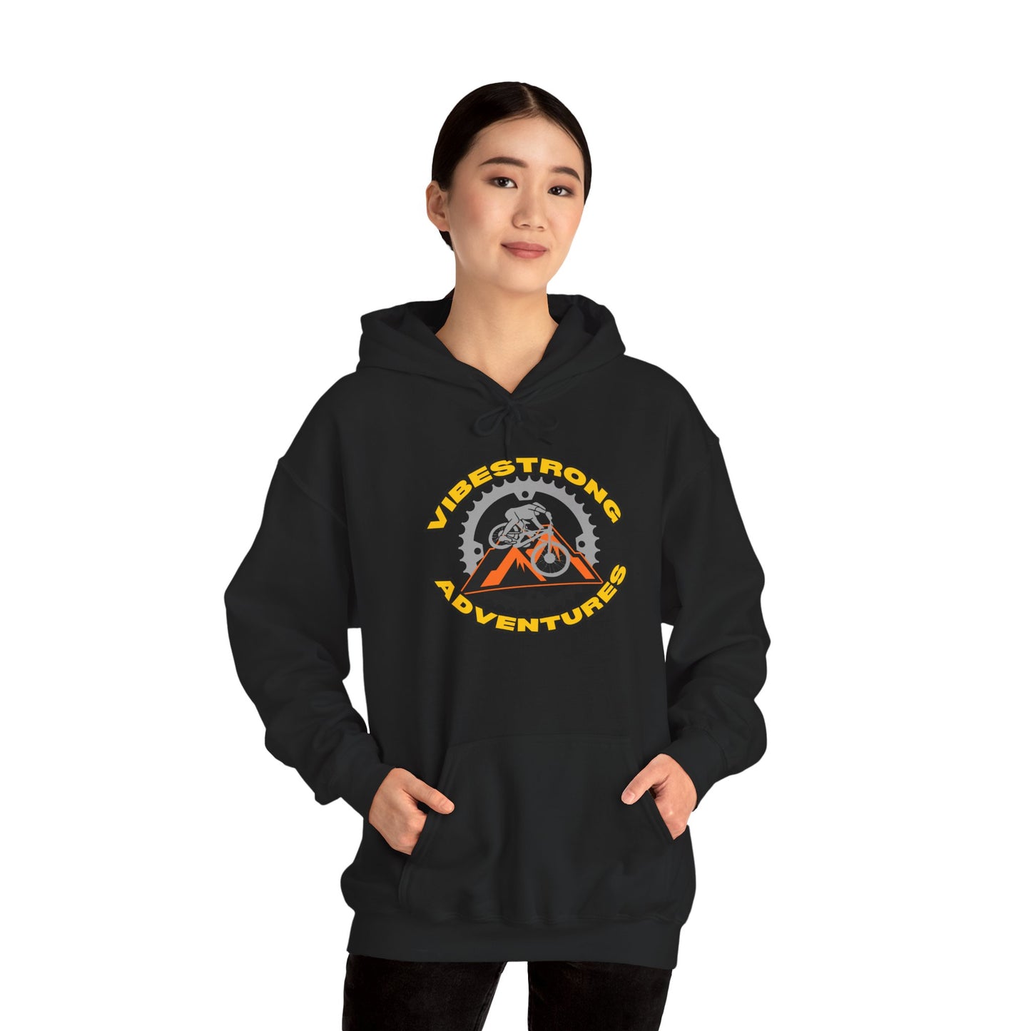 Adventure Vibes Hoodie | Unisex Heavy Blend Hooded Sweatshirt | Outdoor, Camping, Travel Apparel, Cool Gift for Explorers