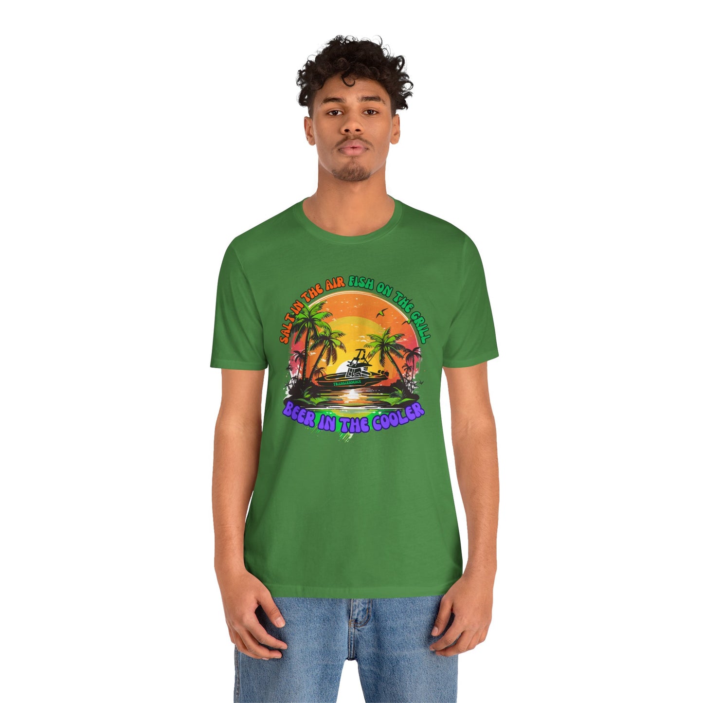 T-Shirt - Chill Vibes Retro Unisex Tee, Perfect for Beach Lovers, Great for Vacation, Summer Parties, Barbecues, Casual Wear