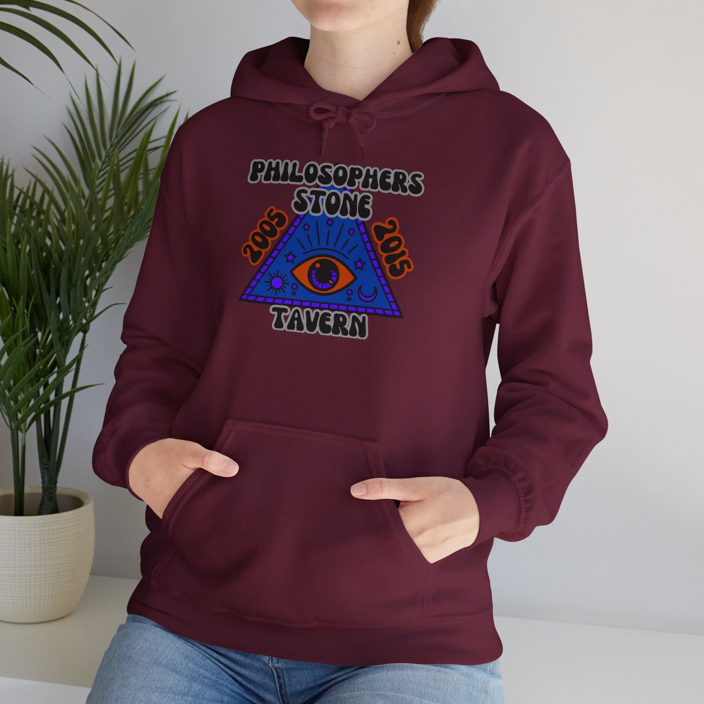 Philosopher's Stone Tavern Hoodie - Unisex Heavy Blend™ Sweatshirt with Eye Design
