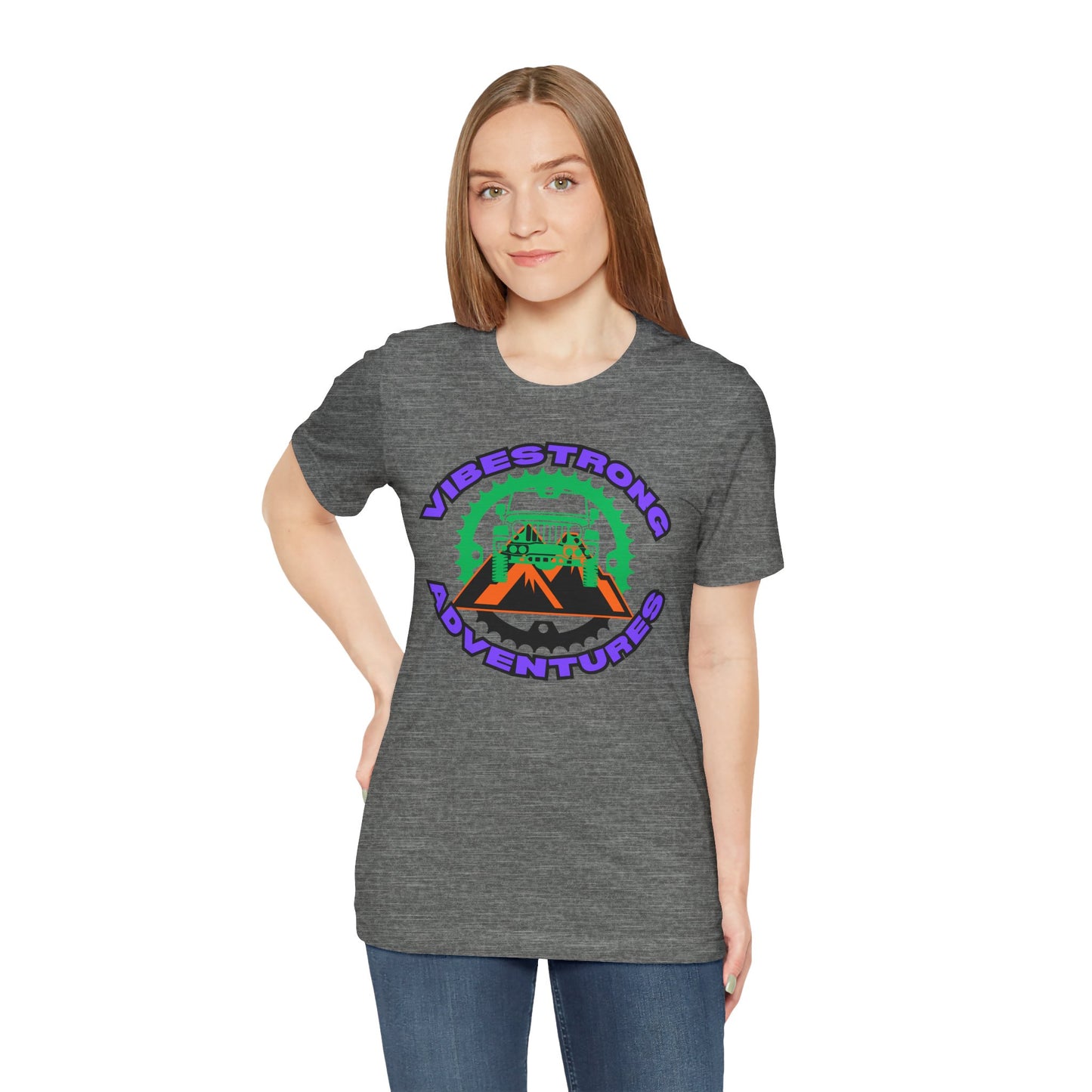 Vibrant Adventure Tee - Unisex Jersey Short Sleeve, Fun Outdoor Shirt, Travel Gift, Casual Wear, Summer Style, Adventure Lovers