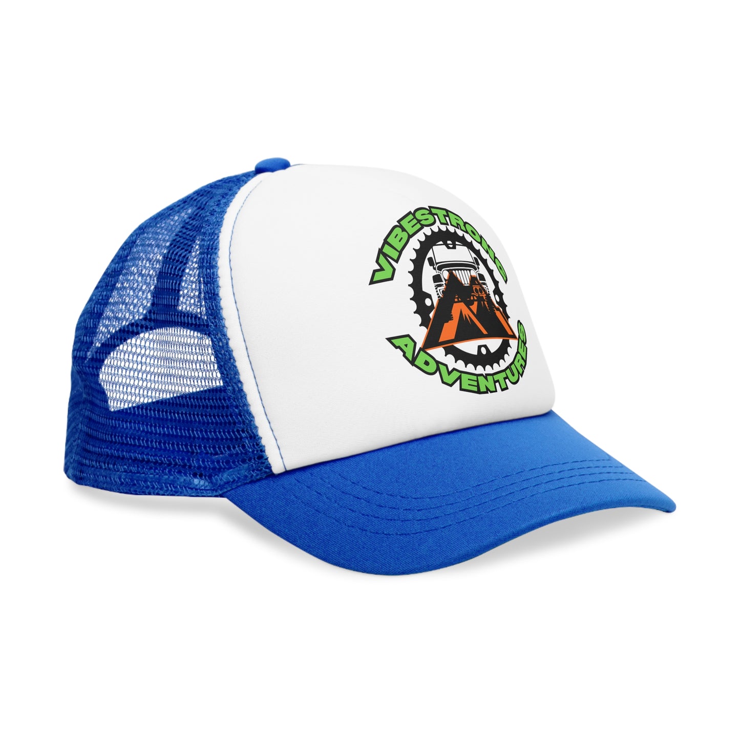 Adventure Vibes Mesh Cap – Outdoor Gear, Trucker Hat, Gift for Travelers, Camping Accessory, Summer Hat