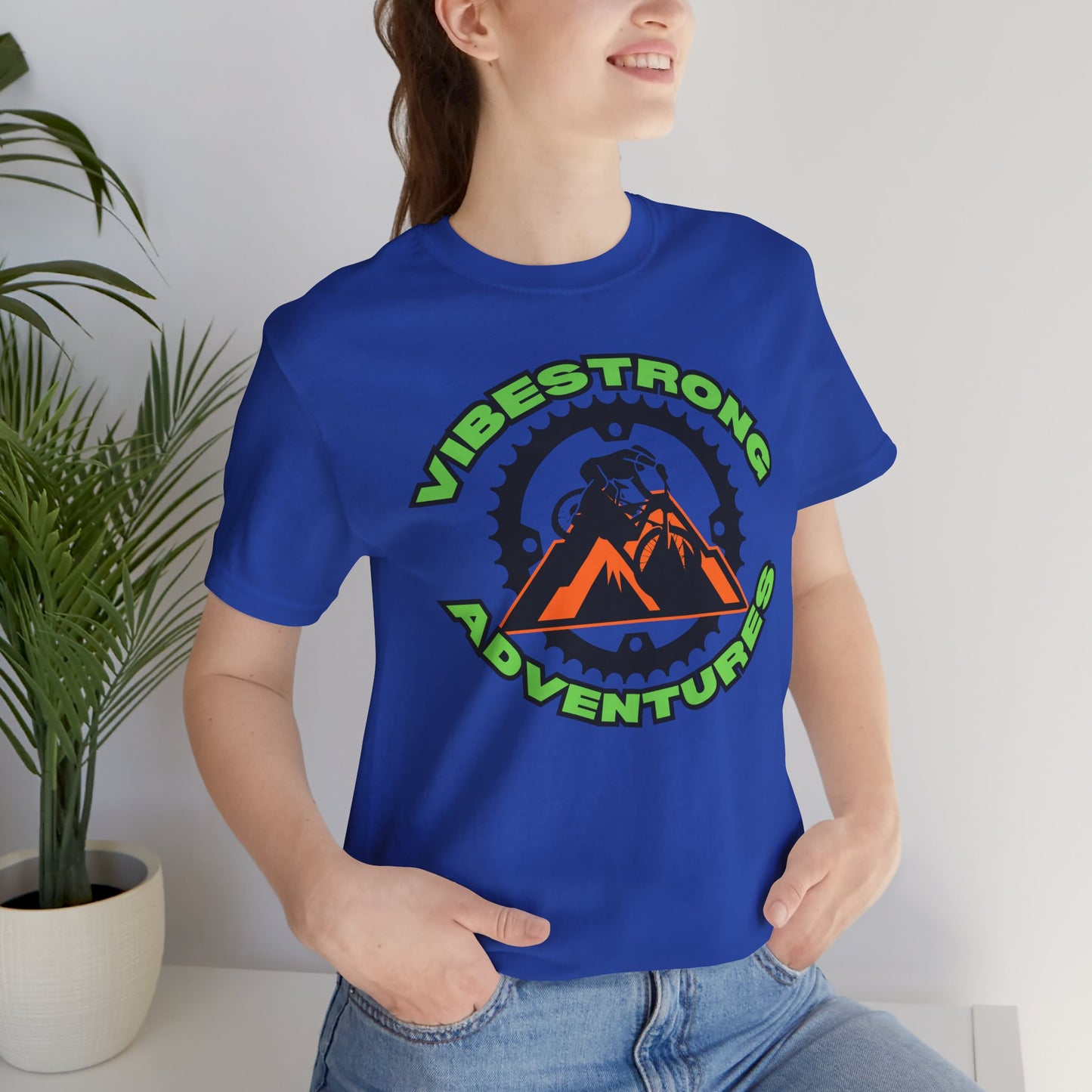 VibeStrong Adventures Tee - Unisex Outdoor Shirt, Gift for Adventurers, Travel Apparel, Nature Lover Clothing, Casual Wear