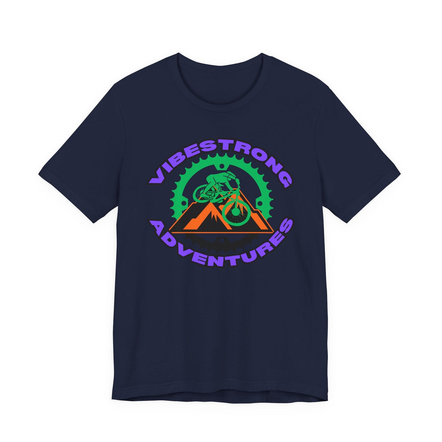 Vibestrong Adventure Tee | Unisex Short Sleeve T-Shirt for Outdoor Lovers, Travel, Nature Enthusiasts, Casual Wear, Gift idea