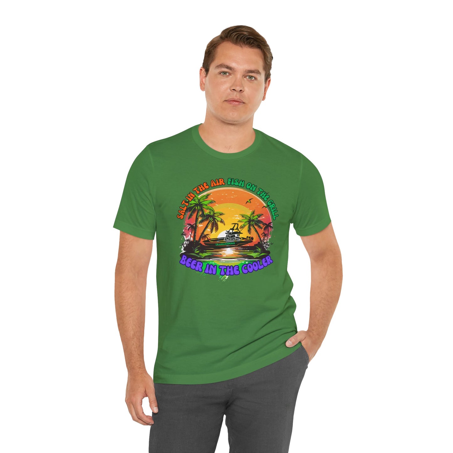 T-Shirt - Chill Vibes Retro Unisex Tee, Perfect for Beach Lovers, Great for Vacation, Summer Parties, Barbecues, Casual Wear