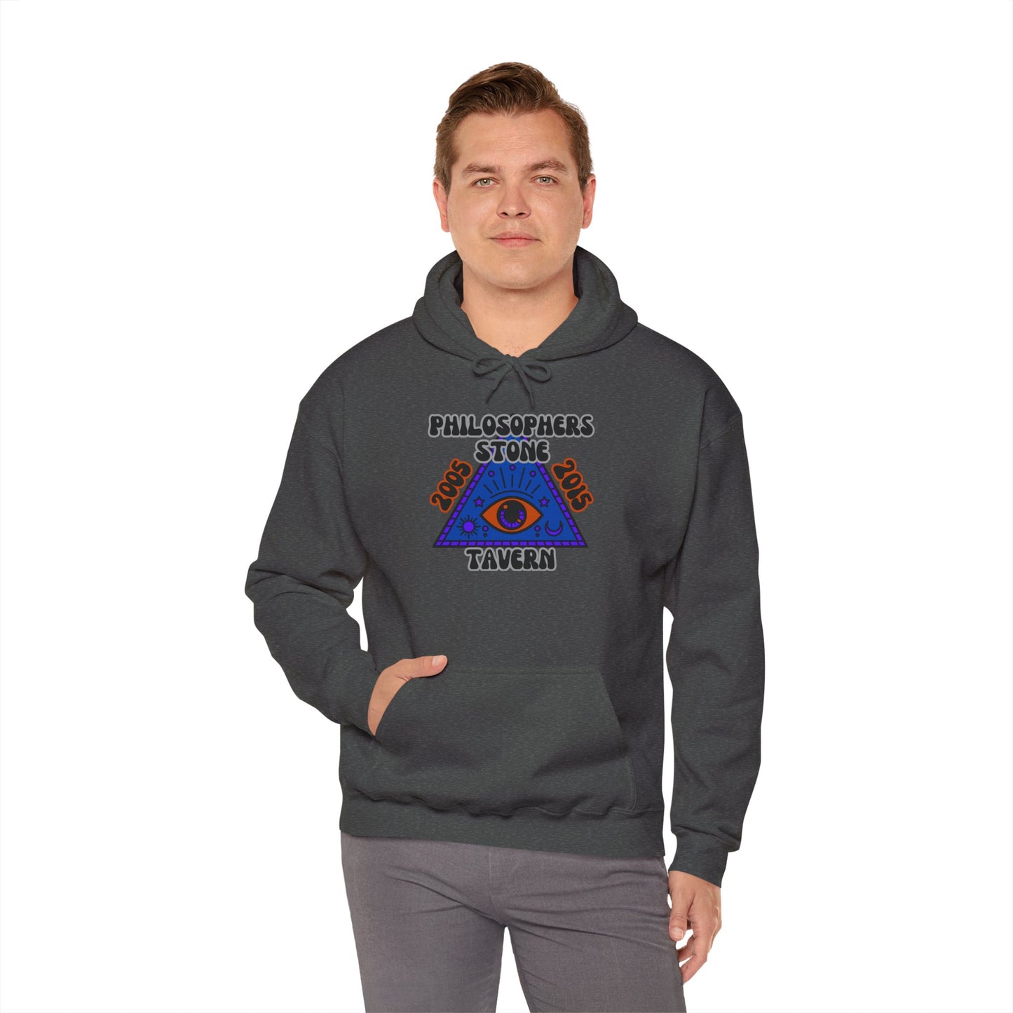 Philosopher's Stone Tavern Hoodie - Unisex Heavy Blend™ Sweatshirt with Eye Design