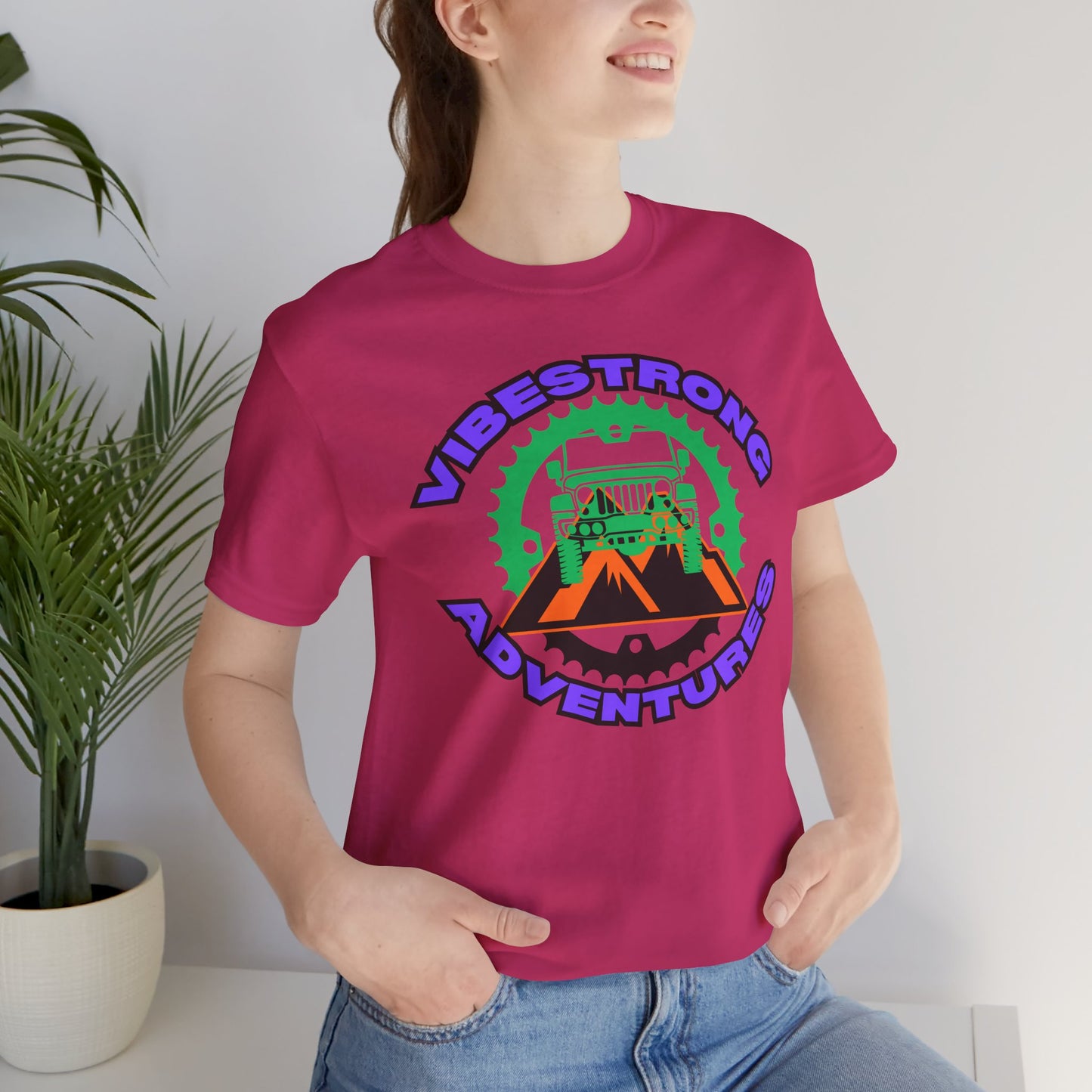 Vibrant Adventure Tee - Unisex Jersey Short Sleeve, Fun Outdoor Shirt, Travel Gift, Casual Wear, Summer Style, Adventure Lovers