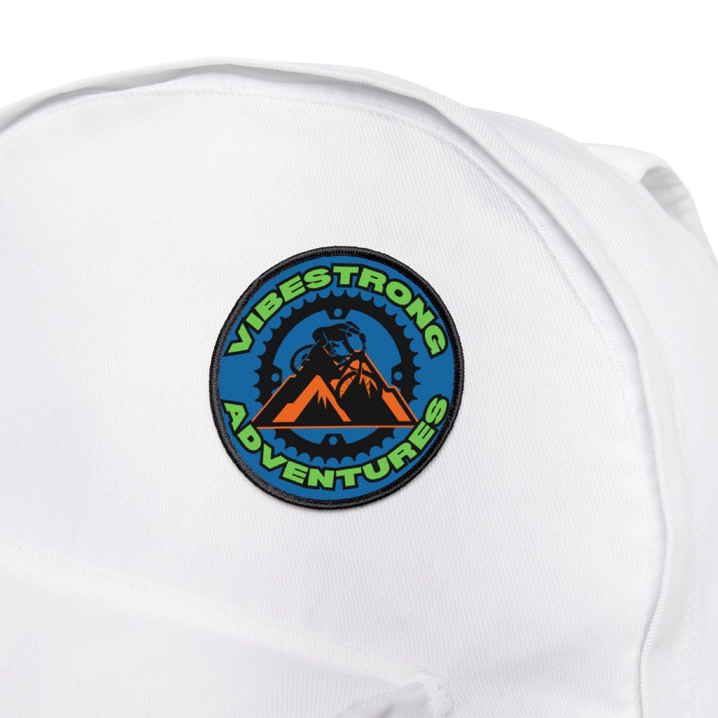 Vibesstrong Adventure Iron-On Patches for Jackets, Bags, Personalize Your Style, Outdoor Enthusiasts, DIY Fashion, Camp Gear
