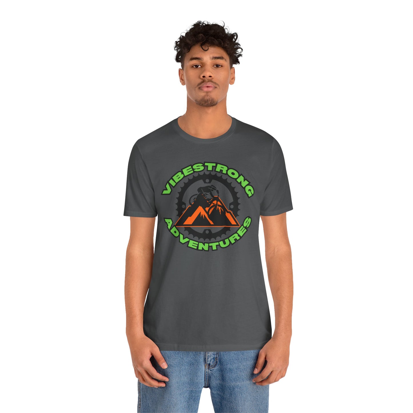 VibeStrong Adventures Tee - Unisex Outdoor Shirt, Gift for Adventurers, Travel Apparel, Nature Lover Clothing, Casual Wear