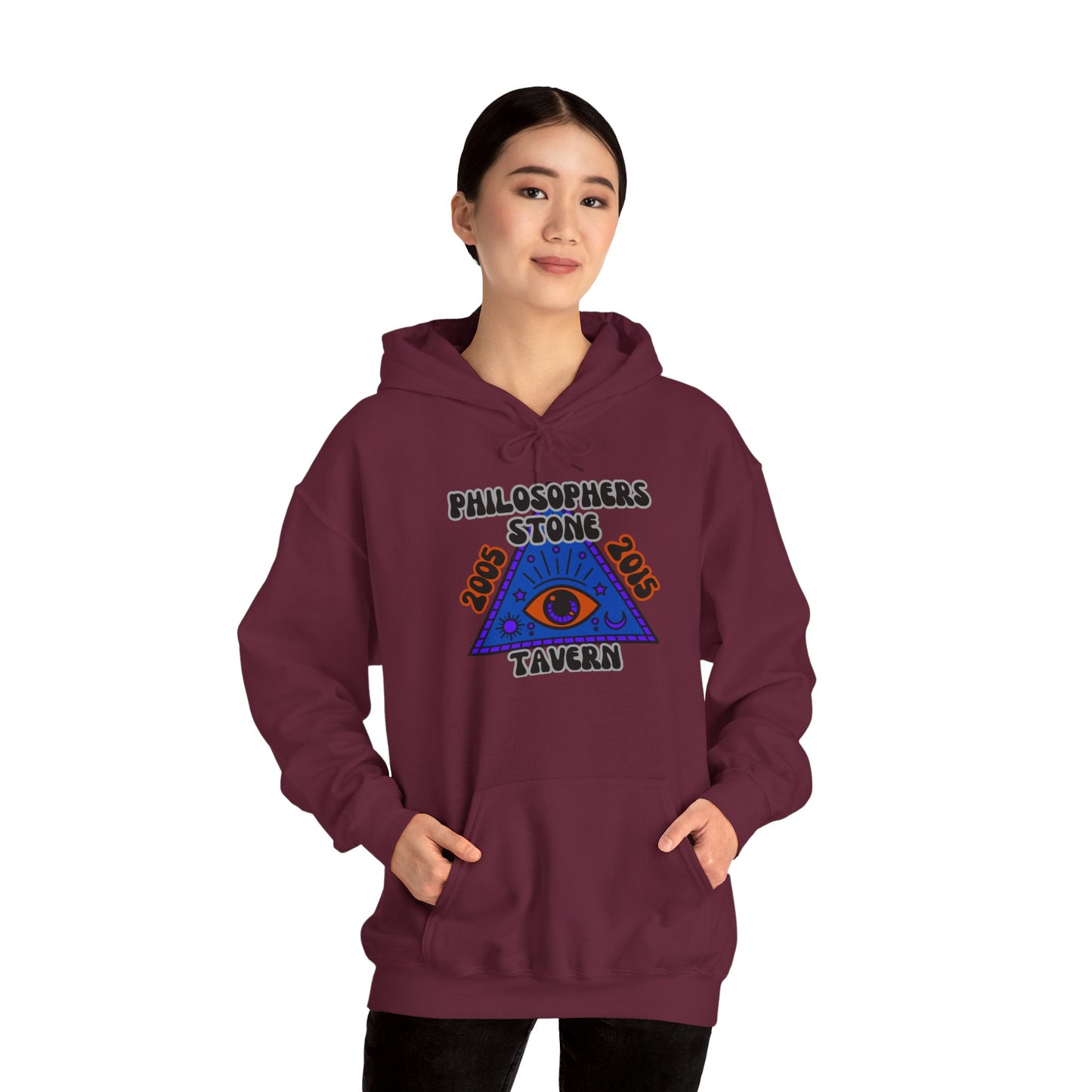 Philosopher's Stone Tavern Hoodie - Unisex Heavy Blend™ Sweatshirt with Eye Design