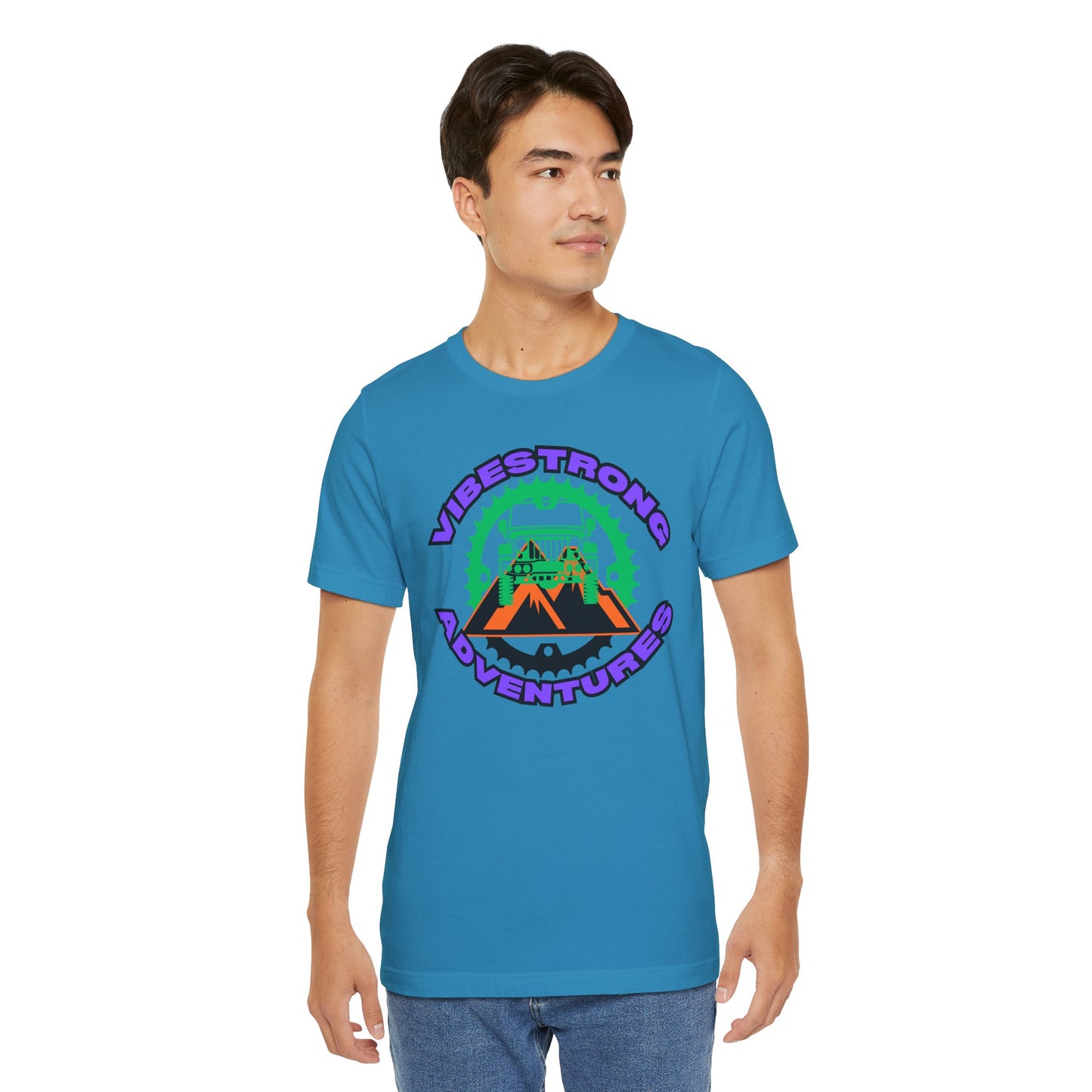 Vibrant Adventure Tee - Unisex Jersey Short Sleeve, Fun Outdoor Shirt, Travel Gift, Casual Wear, Summer Style, Adventure Lovers
