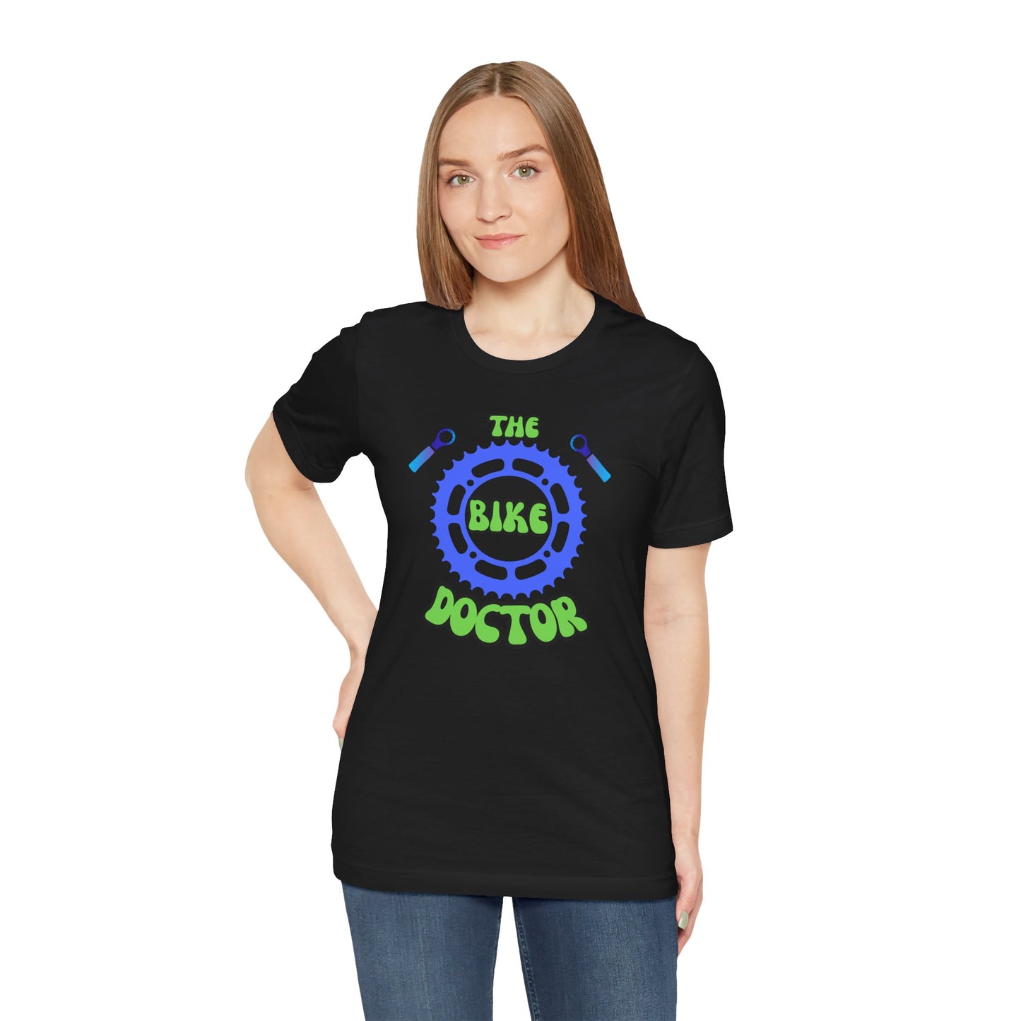 Bike Doctor T‑Shirt — Bicycle Mechanic Repair Crew Tee