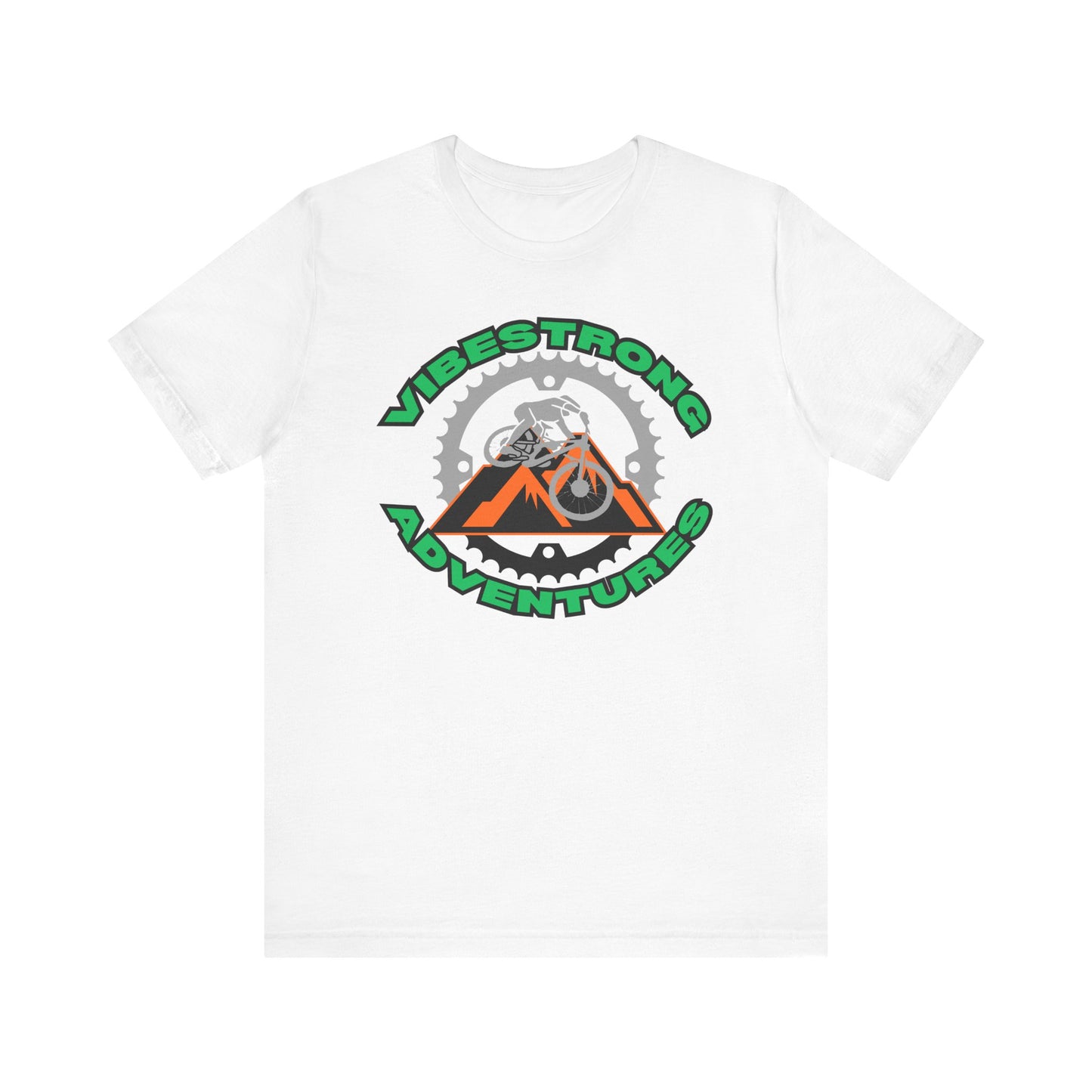 Outdoor Adventure Tee, Vibestrong Shirt, Gift for Adventurers, Biking Tee, Casual Wear, Summer Shirt