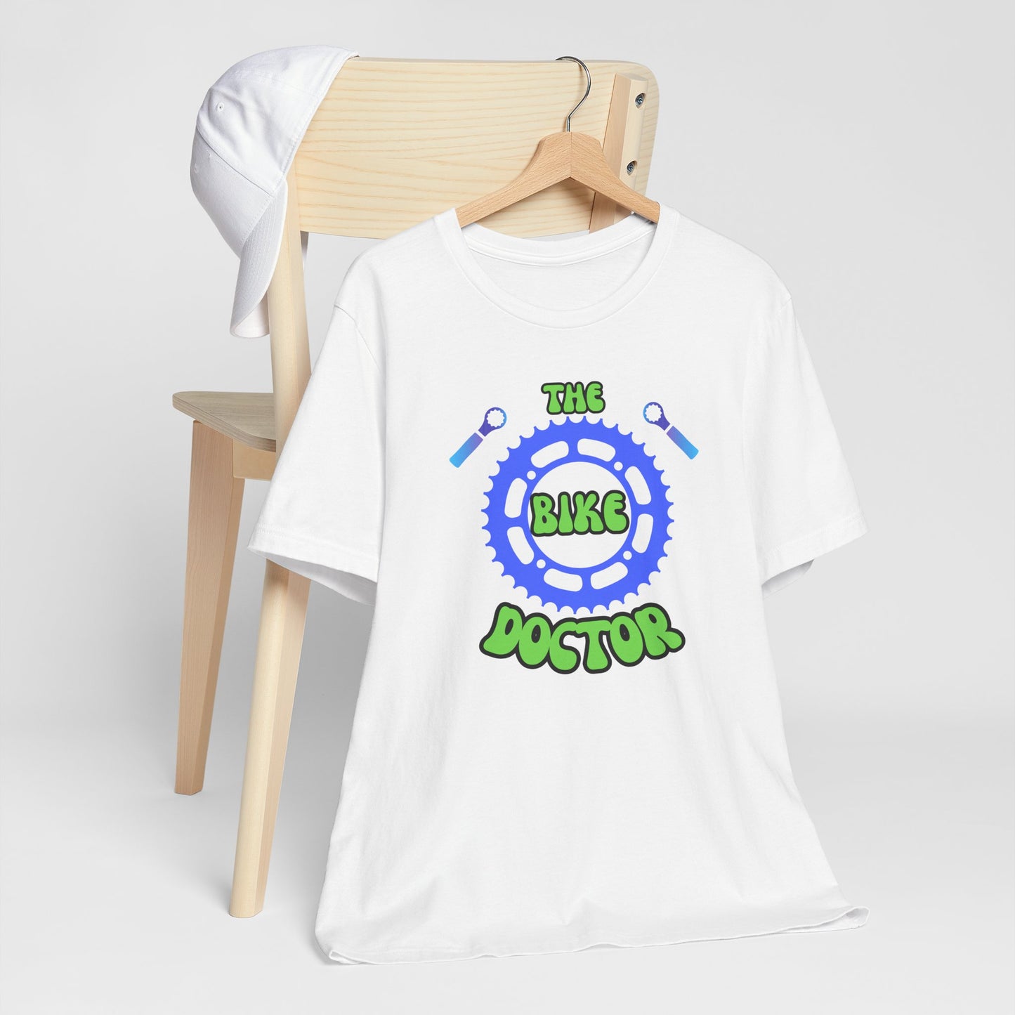 Bike Doctor T‑Shirt — Bicycle Mechanic Repair Crew Tee