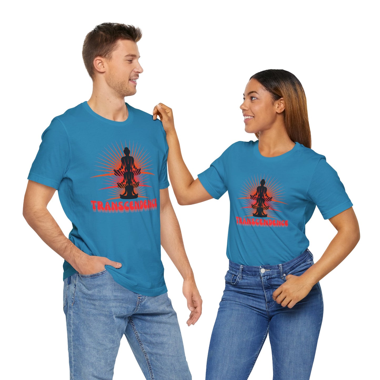 Transcendence Unisex Tee, Spiritual Shirt, Yoga Gift, Mindfulness Apparel, Meditation T-Shirt, Conscious Living Clothing