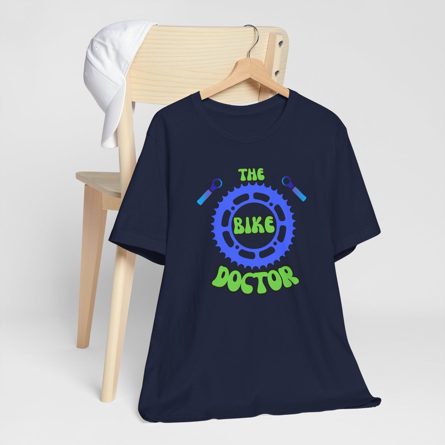 Bike Doctor T‑Shirt — Bicycle Mechanic Repair Crew Tee