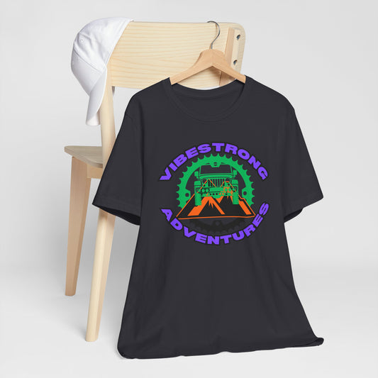Vibrant Adventure Tee - Unisex Jersey Short Sleeve, Fun Outdoor Shirt, Travel Gift, Casual Wear, Summer Style, Adventure Lovers