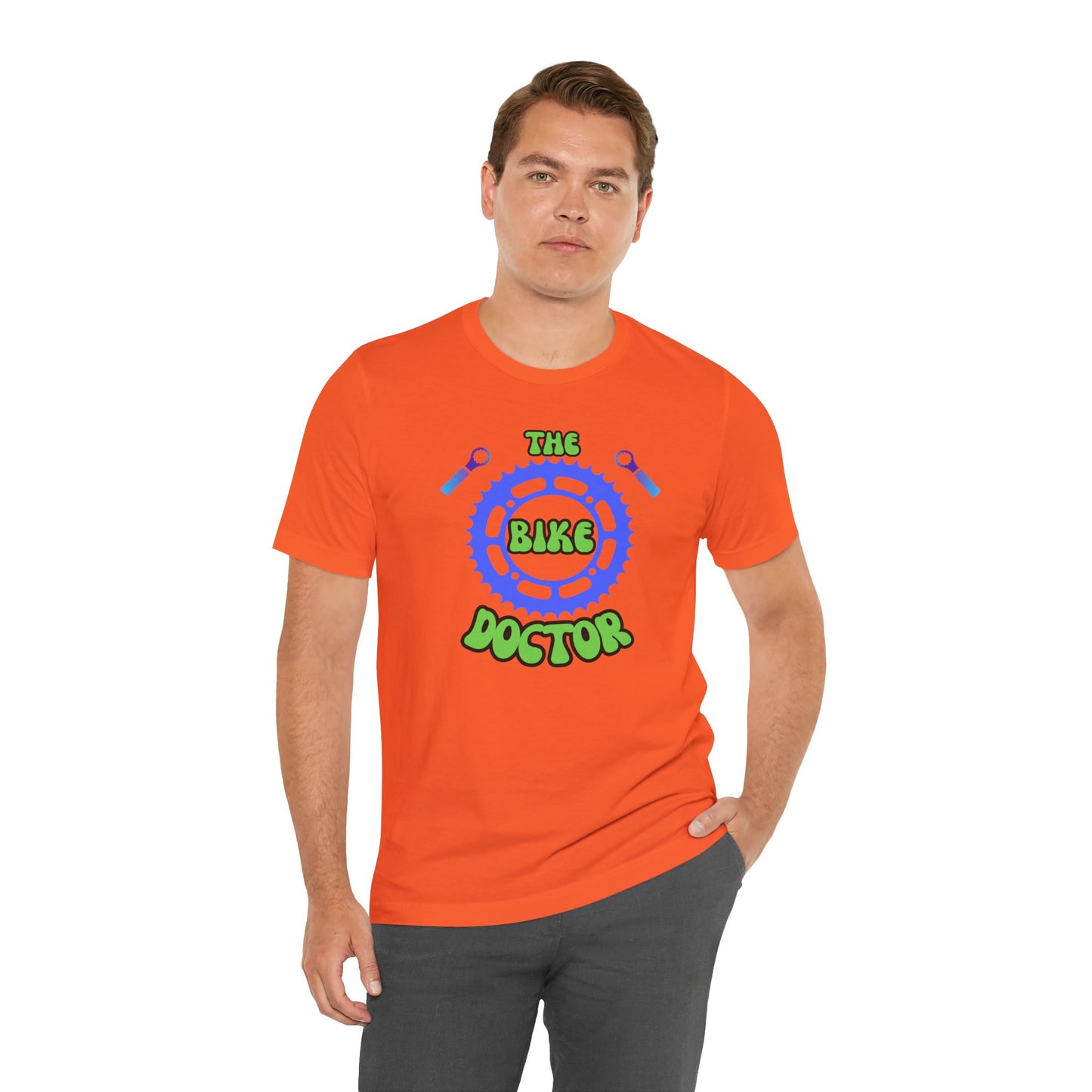 Bike Doctor T‑Shirt — Bicycle Mechanic Repair Crew Tee