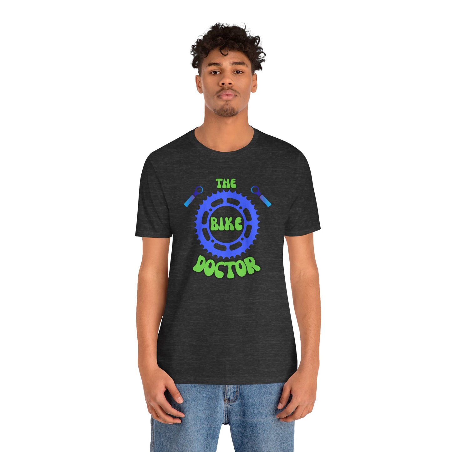 Bike Doctor T‑Shirt — Bicycle Mechanic Repair Crew Tee
